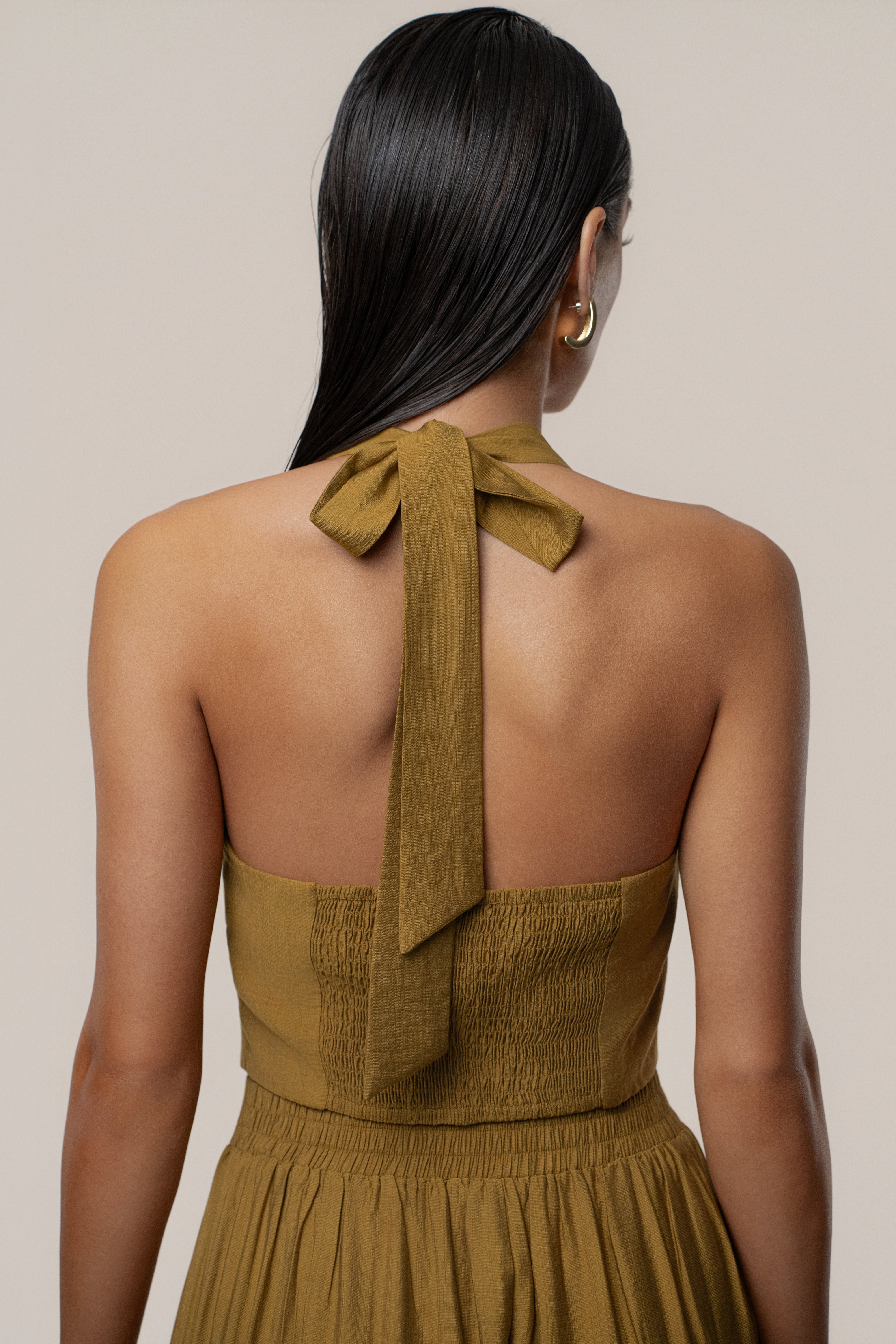 Olive Tropical Daze Pant Set