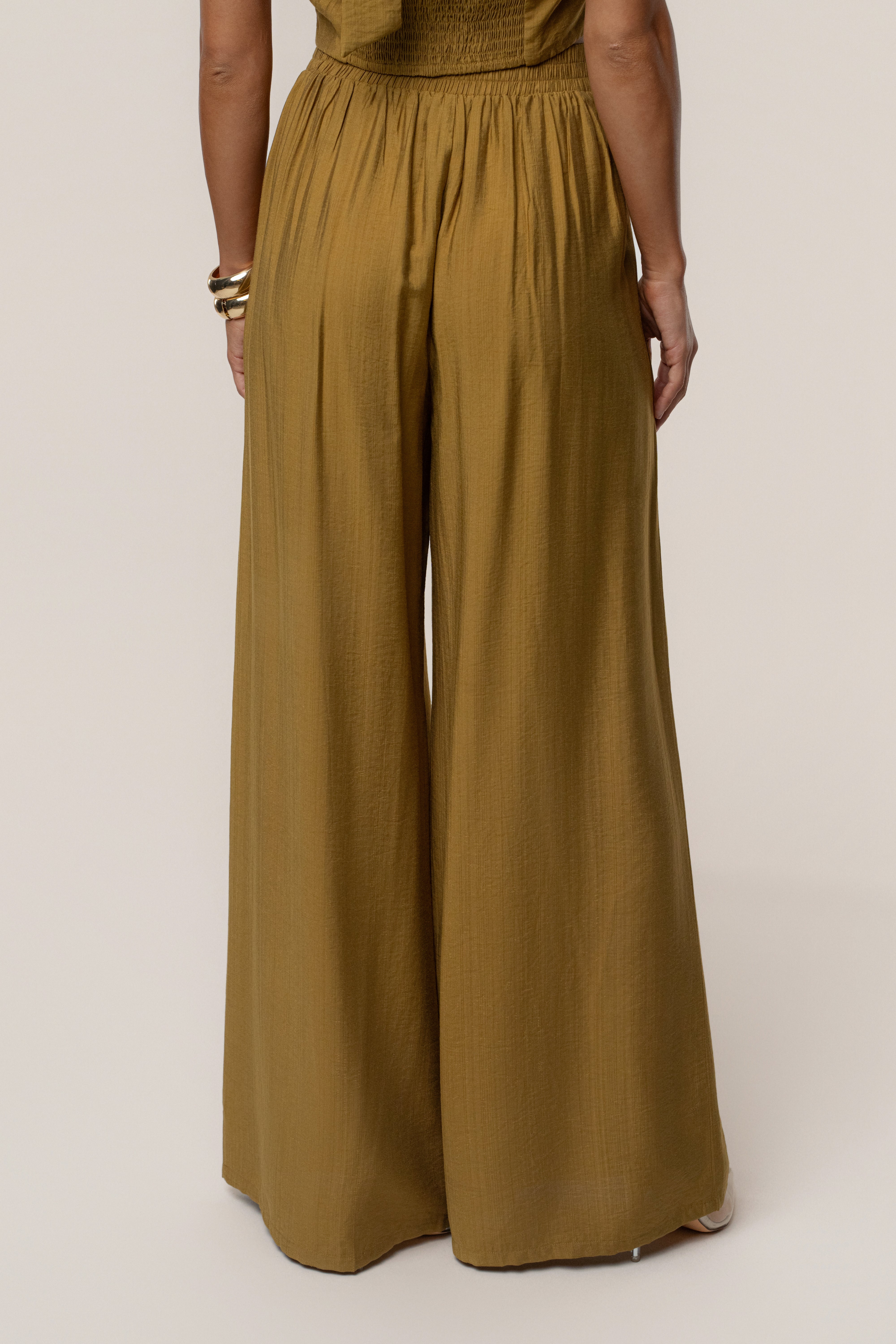 Olive Tropical Daze Pant Set