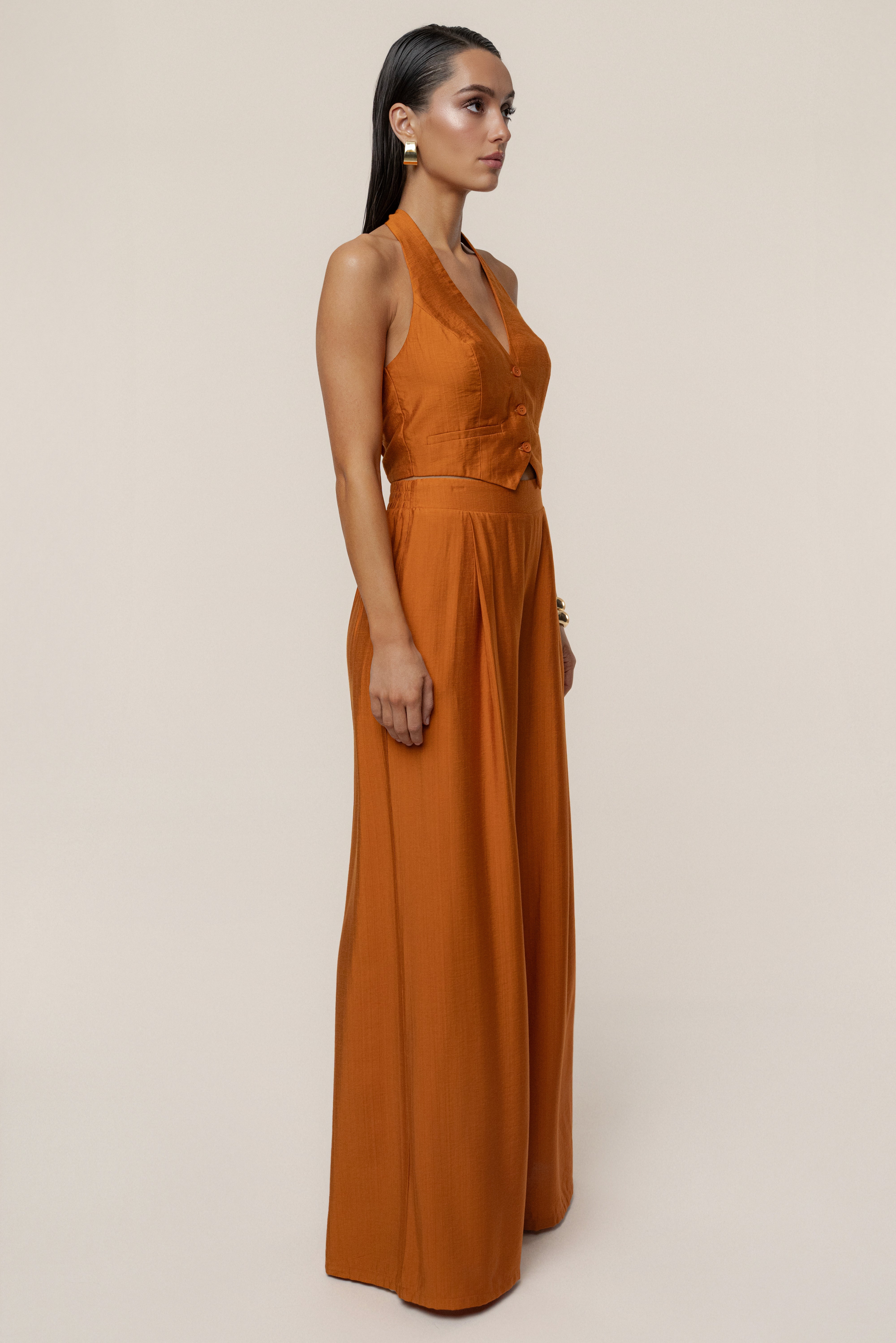 Rust Tropical Daze Pant Set