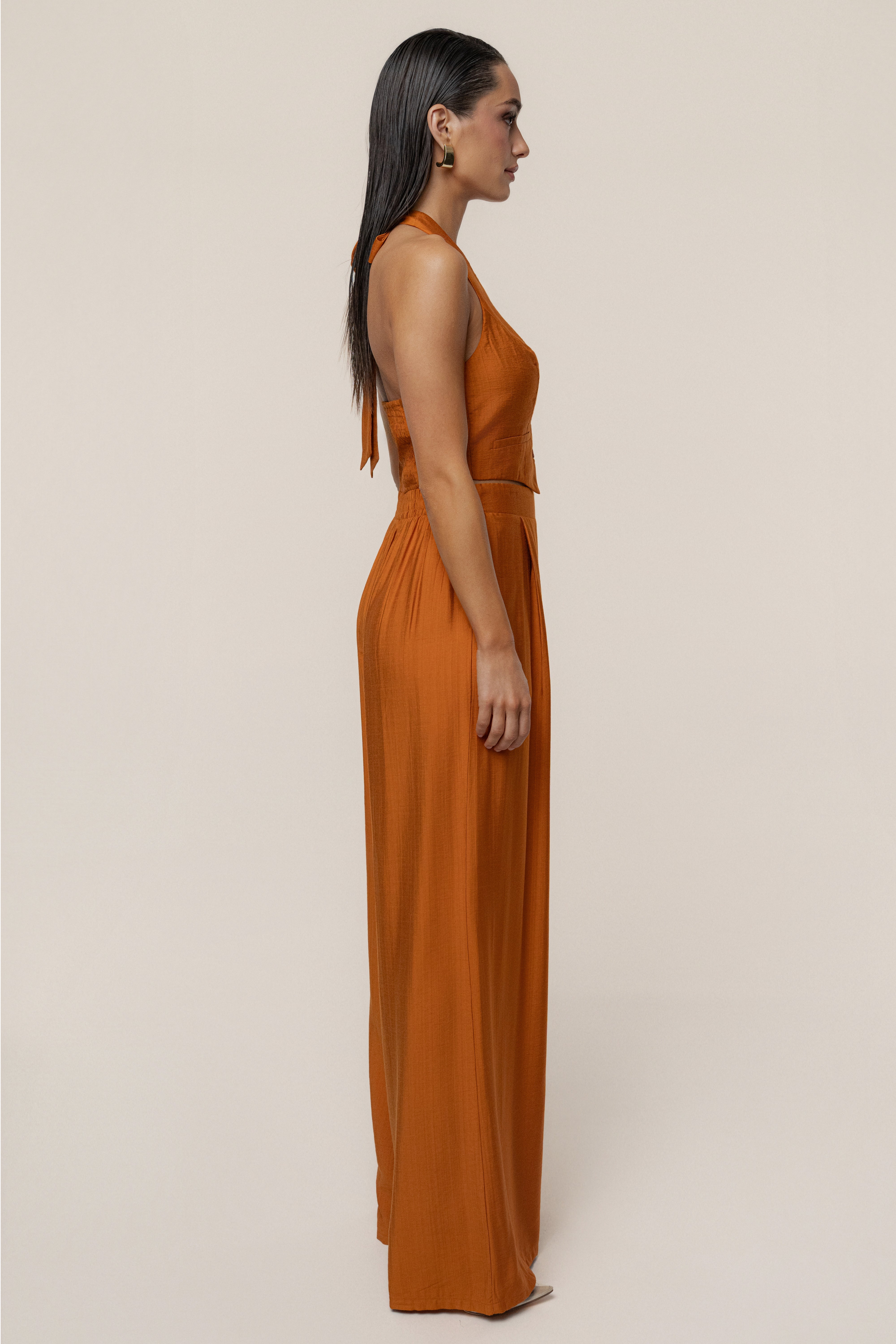 Rust Tropical Daze Pant Set