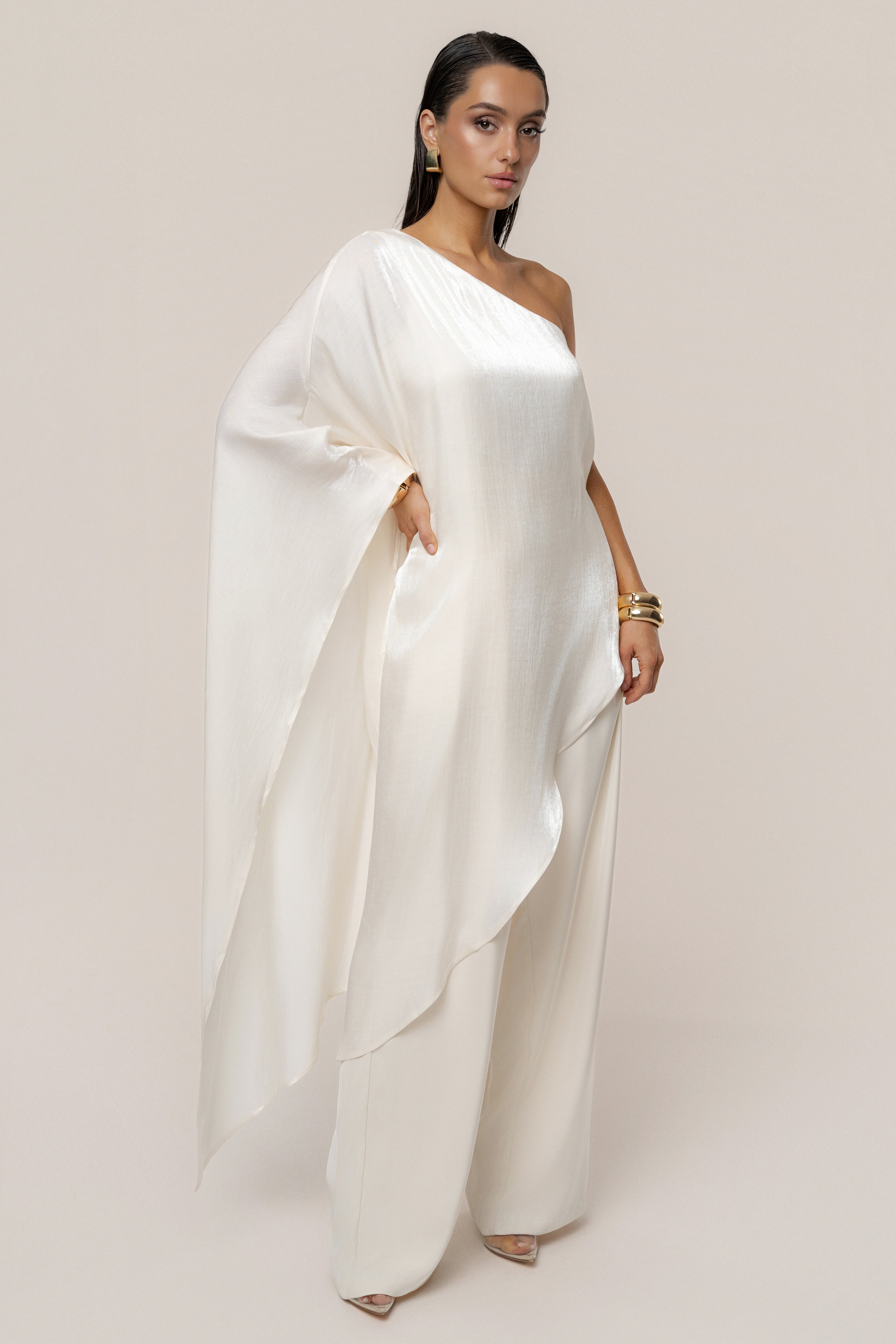 Champagne Cher Iridescent Top