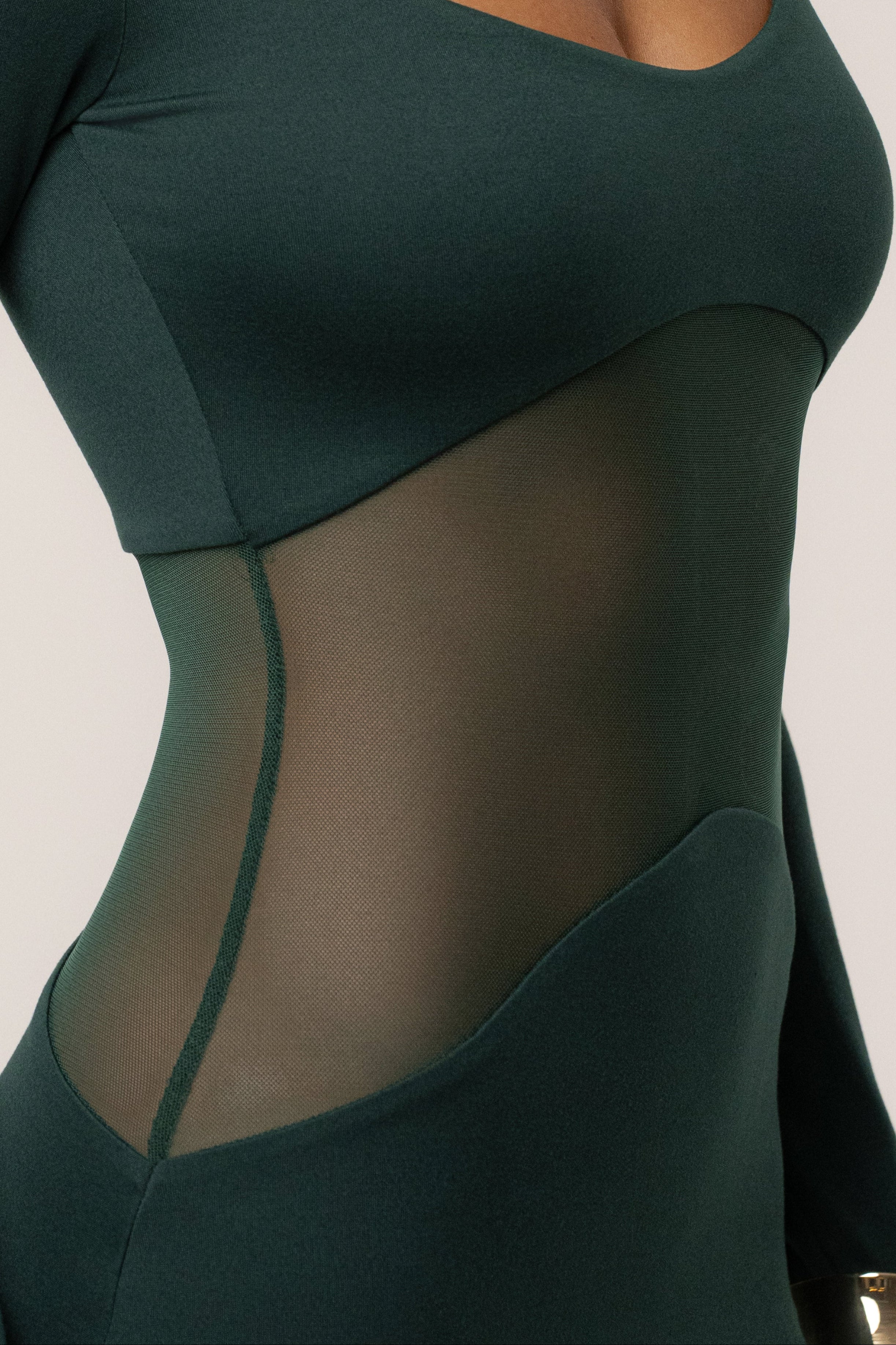 Emerald Glitz Hour Maxi Dress - JLUXLABEL