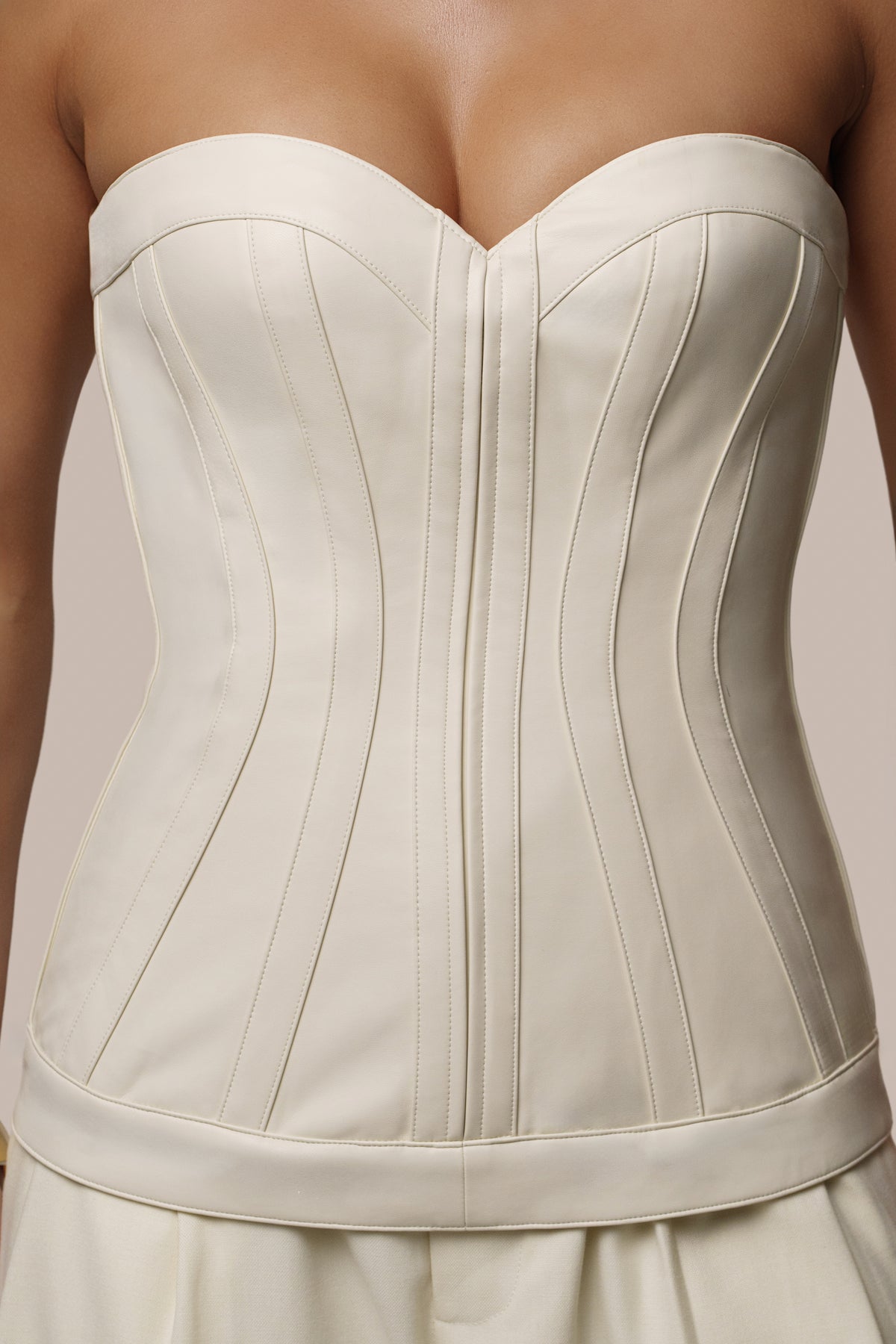 PRE-ORDER Cream Élan Corset Top
