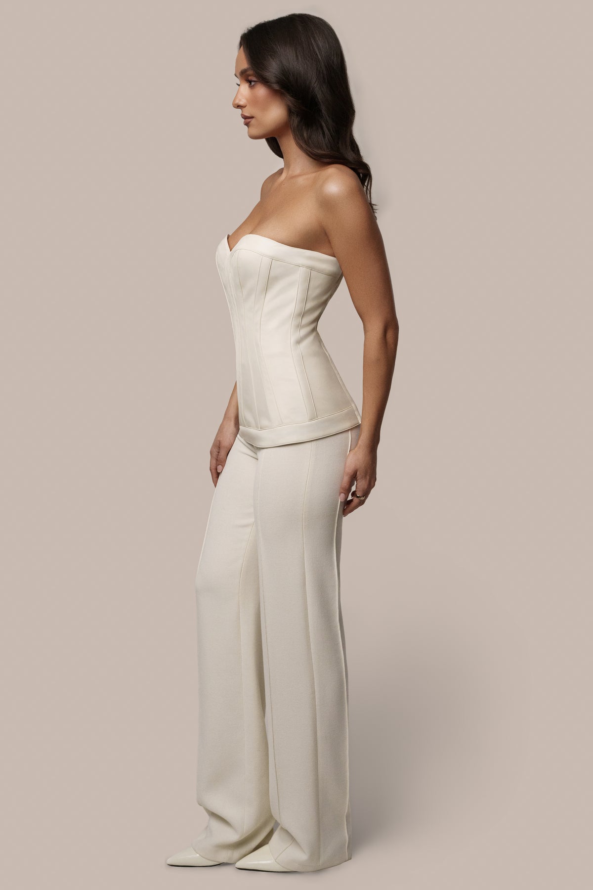 PRE-ORDER Cream Élan Corset Top