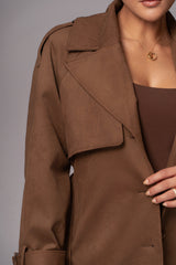 Chocolate Nightfall Suede Jacket