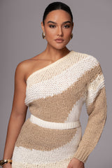 Sweater en tricot ivoire/beige Hazel