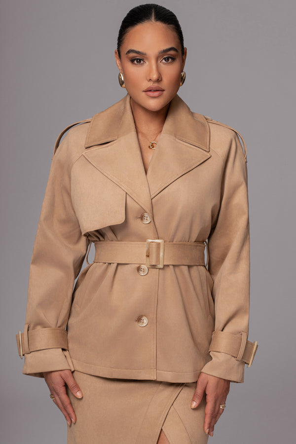 Beige Star ruffle jacket main image 1