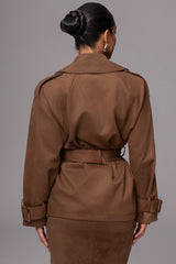 Chocolate Nightfall Suede Jacket