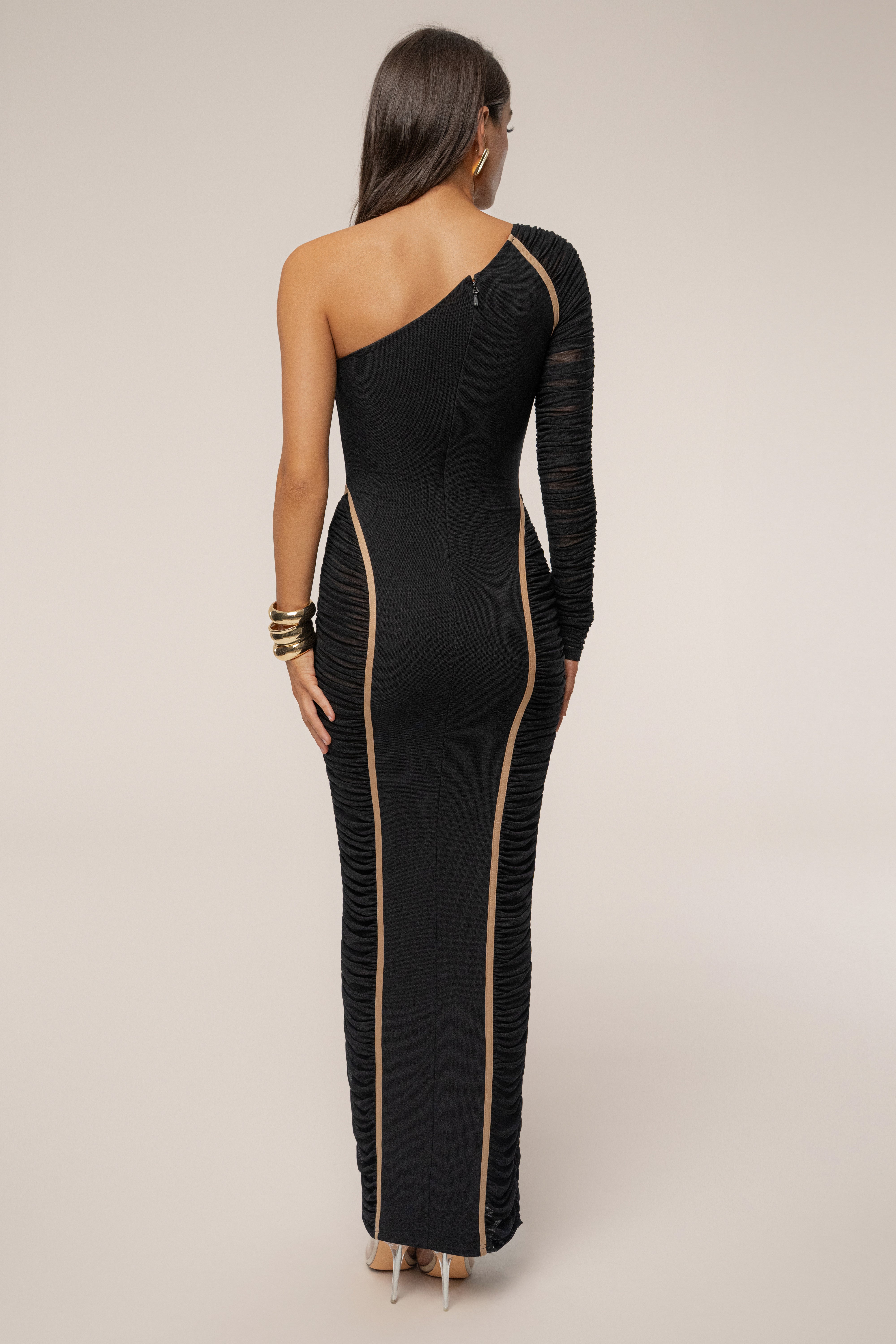 Black Rachel Maxi Dress - JLUXLABEL