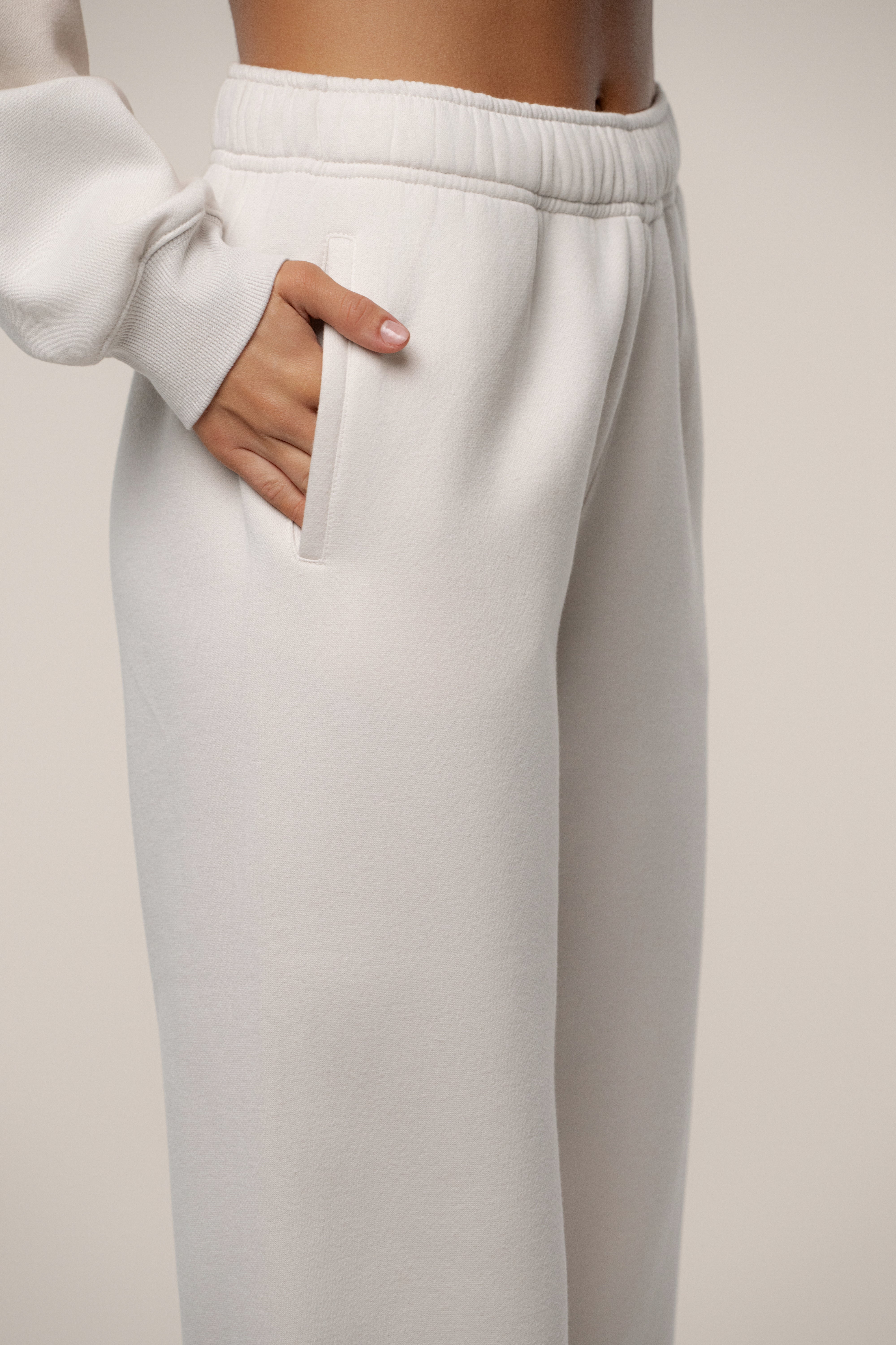 Bone JLUXLABEL Logo Sweatpants