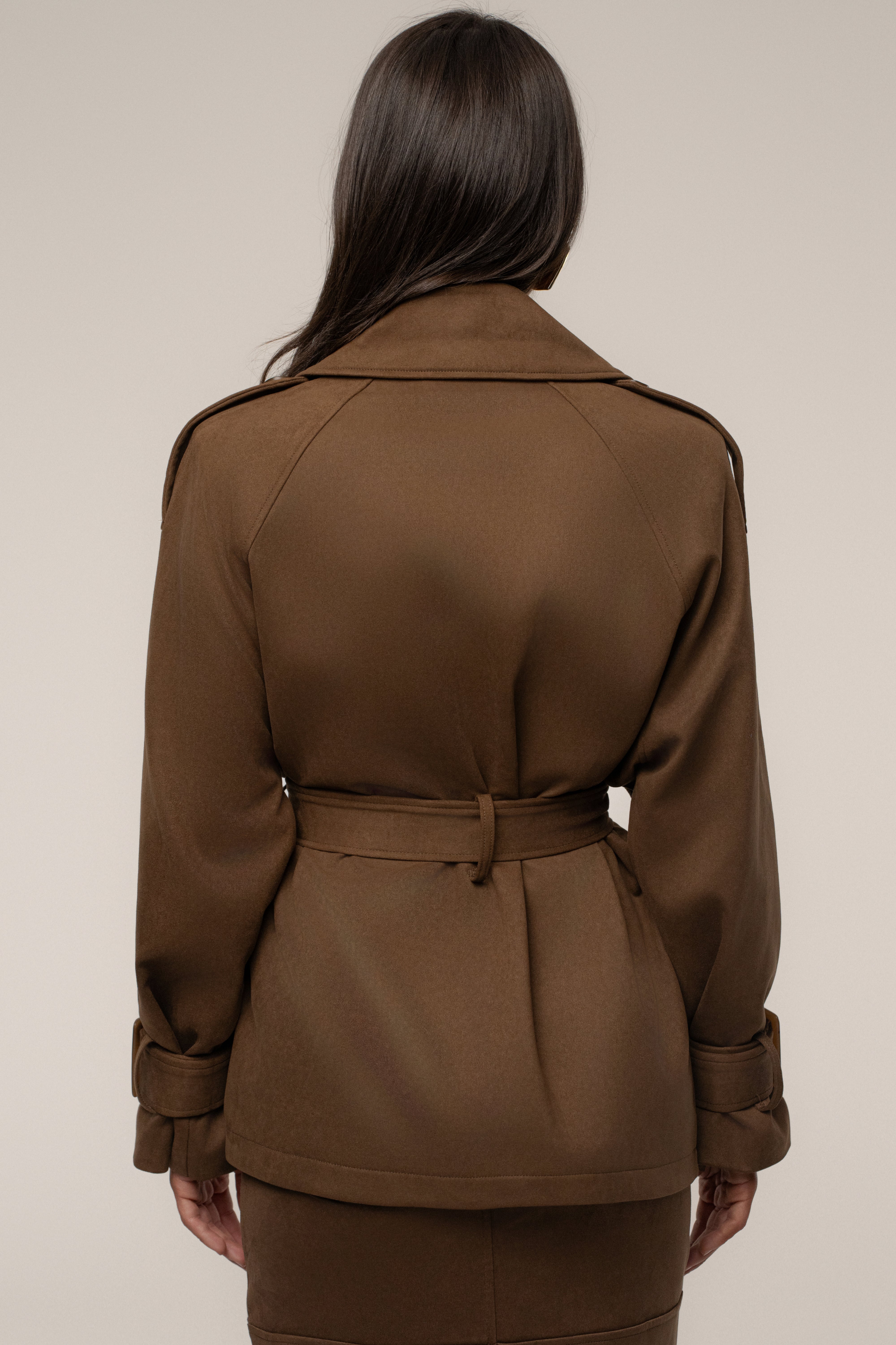 Chocolate Nightfall Suede Jacket