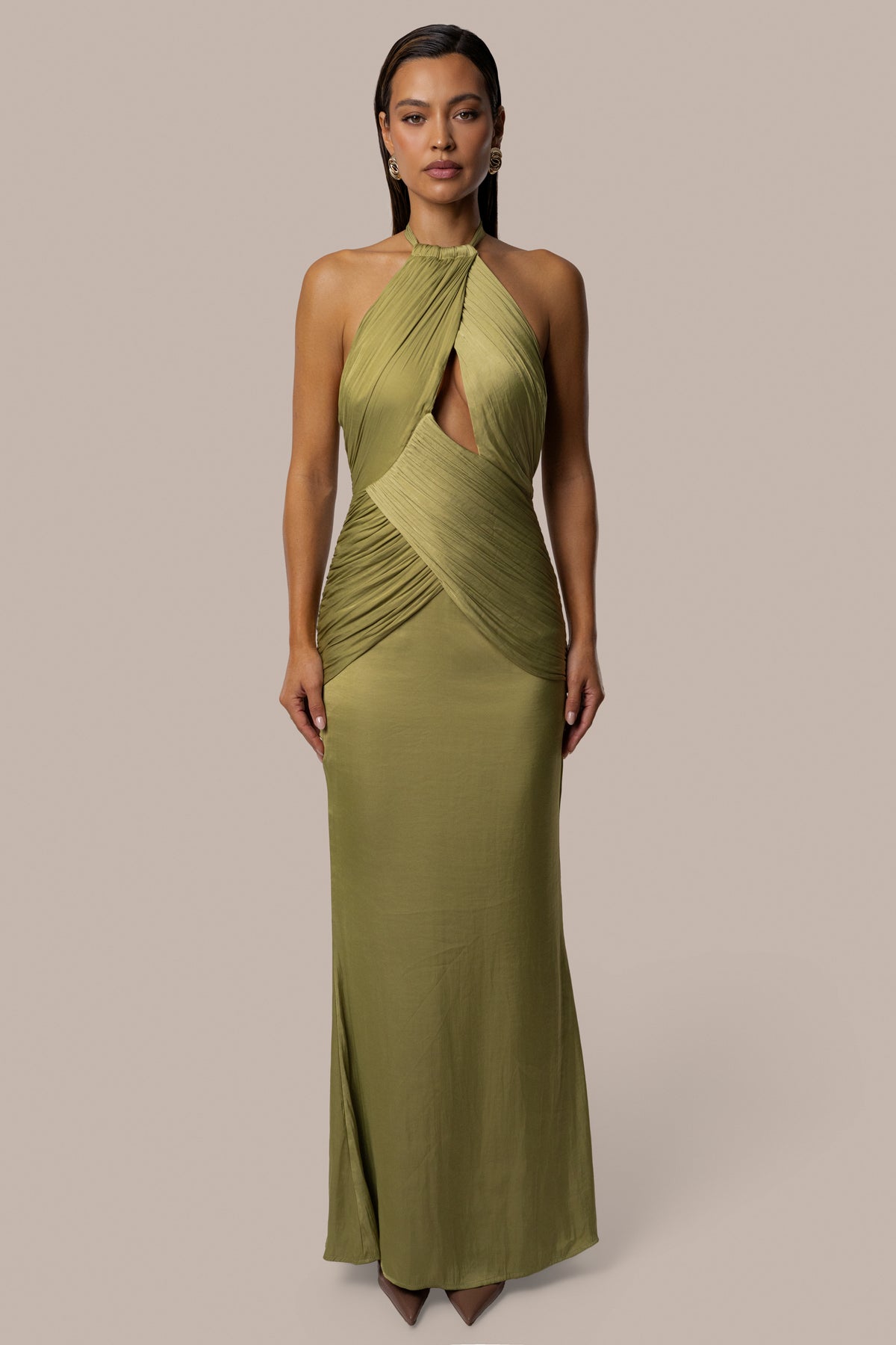 Lime Riviera Radiance Maxi Dress