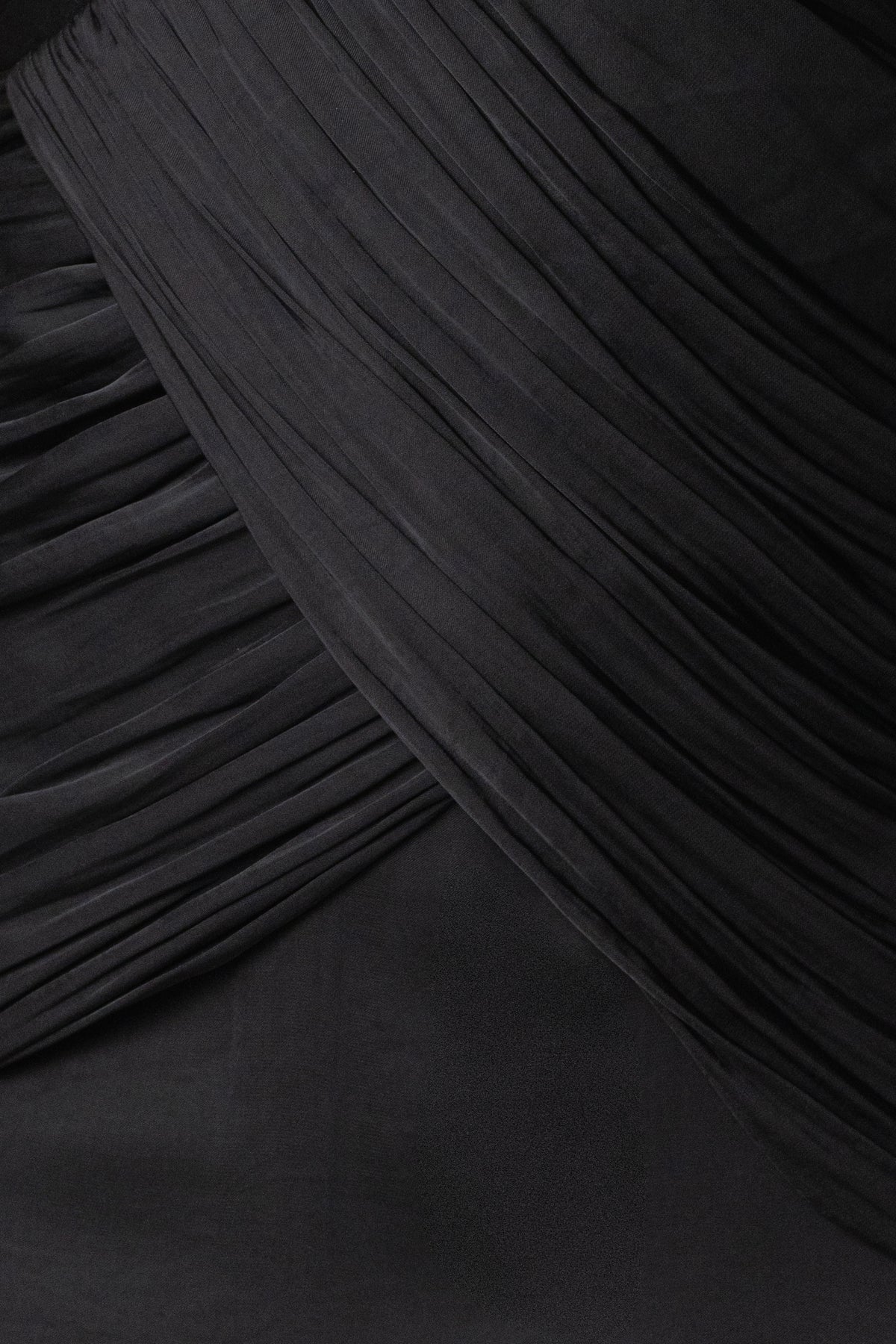 Black Riviera Radiance Maxi Dress