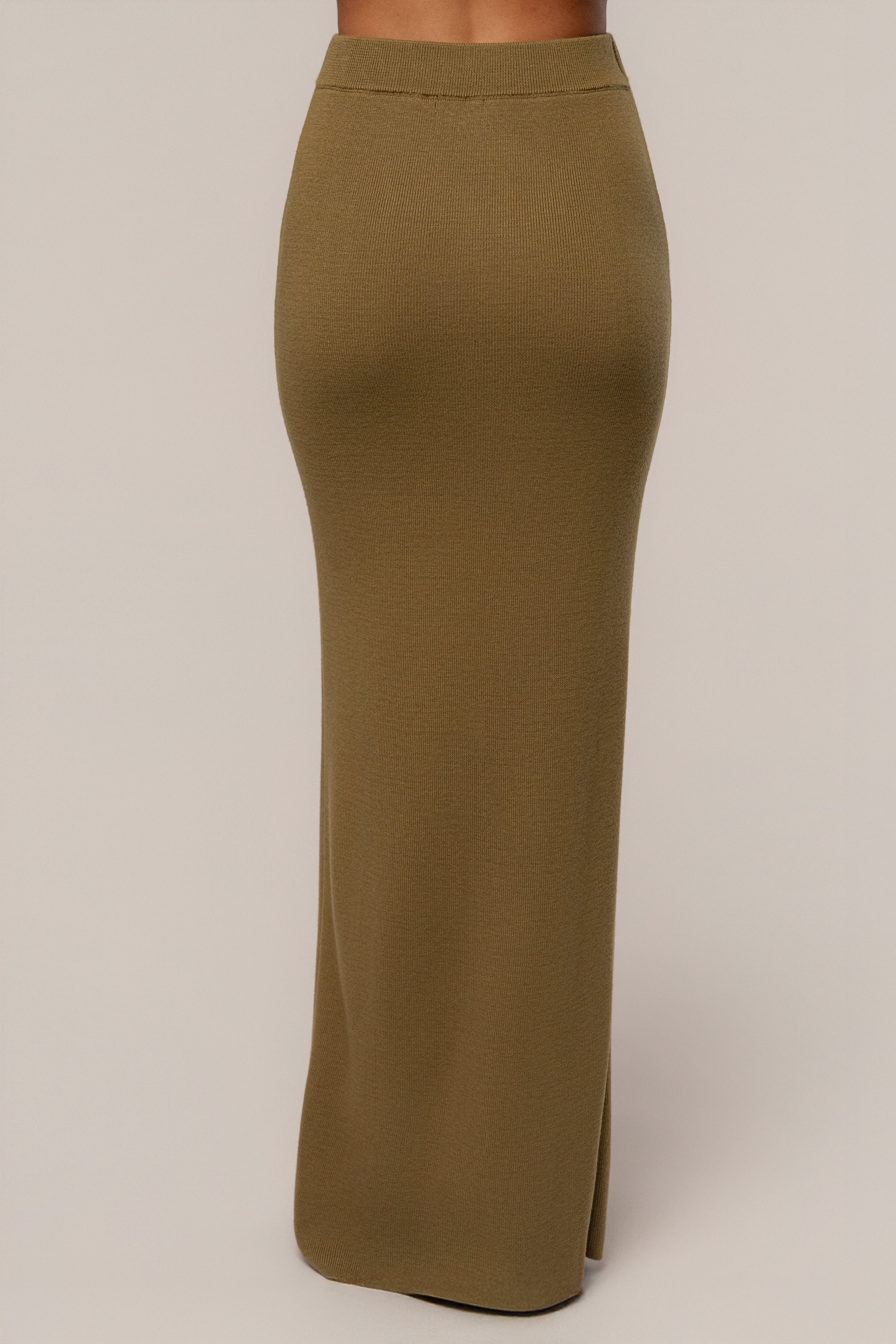 Olive Fall Bliss Maxi Skirt - JLUXLABEL