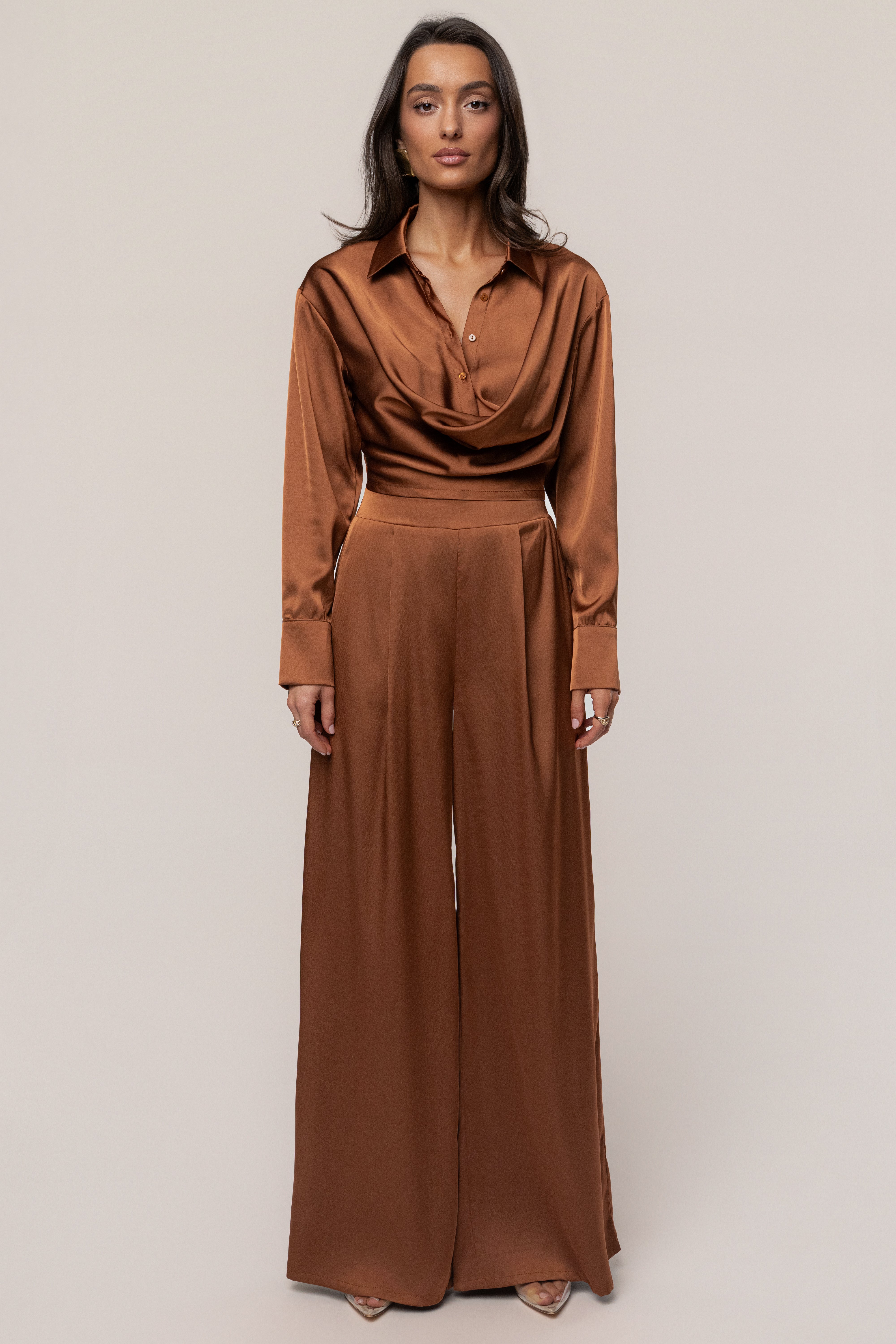 Pecan Infinite Radiance Pant set - JLUXLABEL