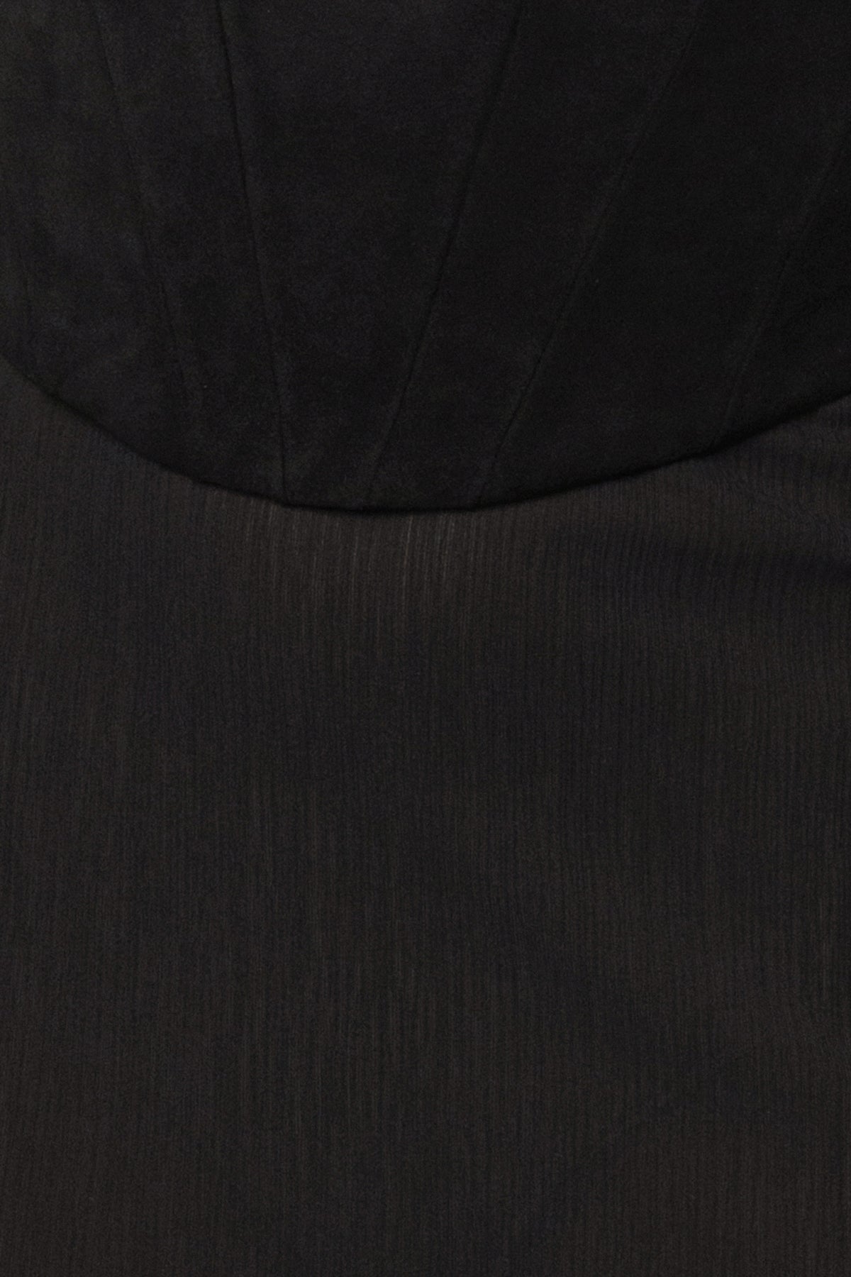 Black Hourglass Suede Maxi Dress