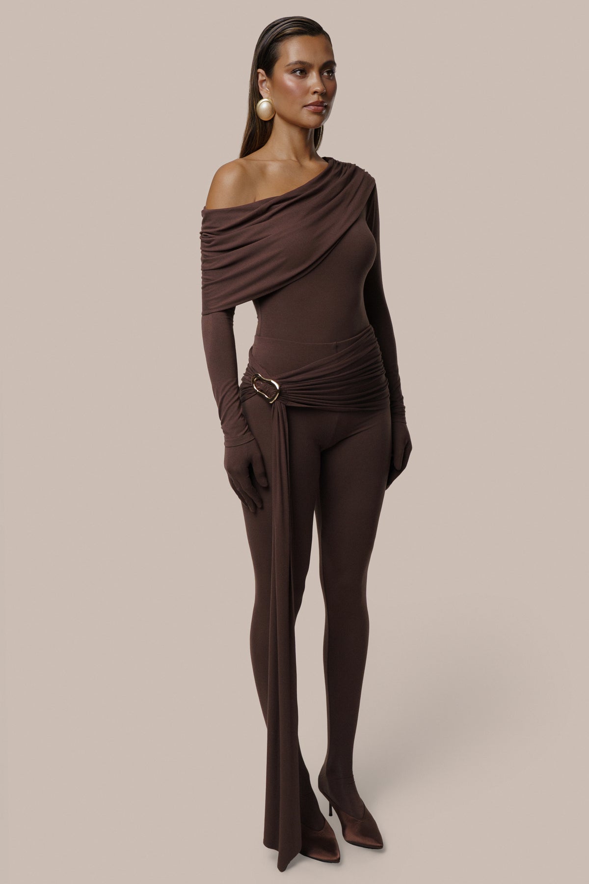 Chocolate Evening Plans Bodysuit - JLUXLABEL