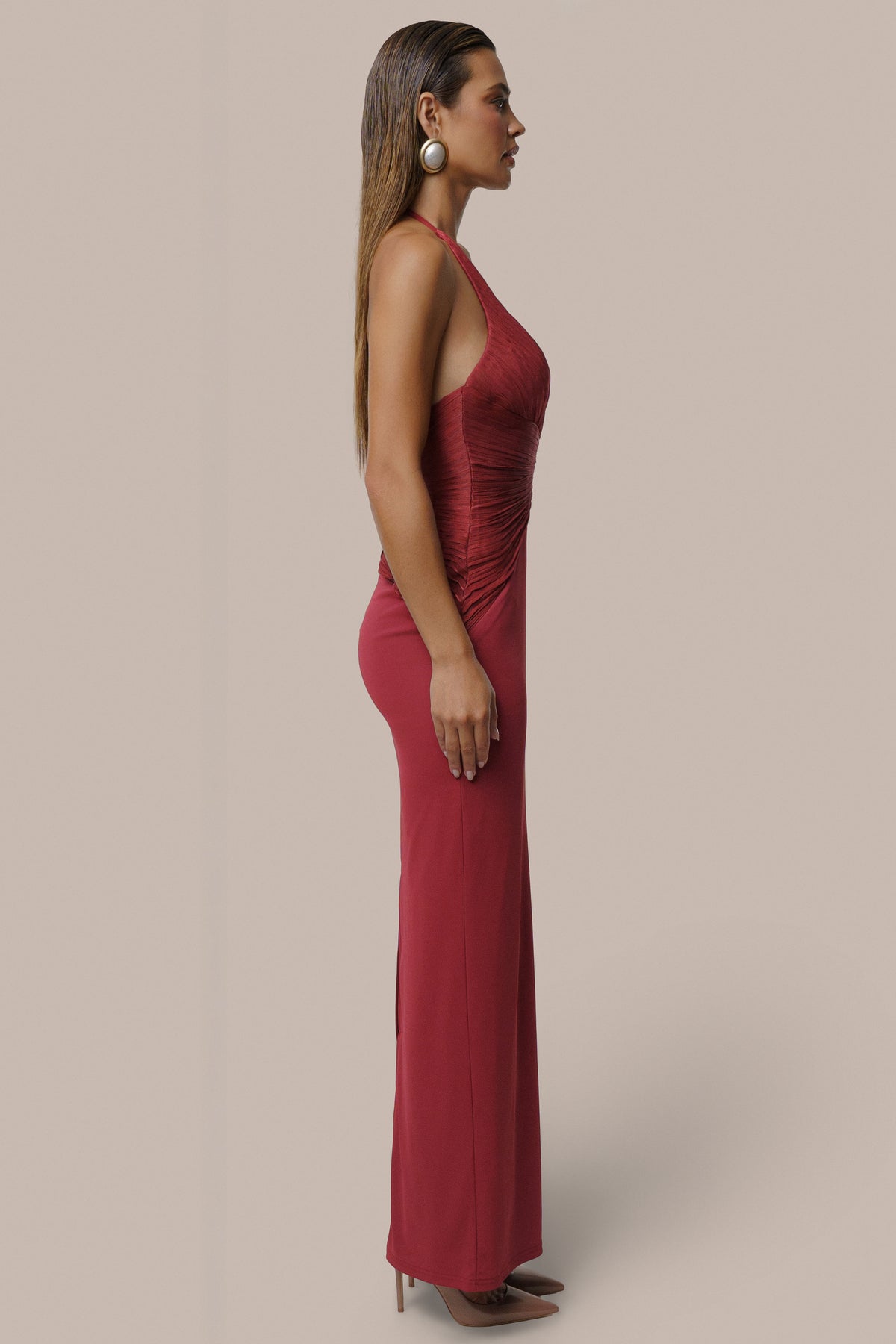 Red Enchanted Nights Maxi Dress