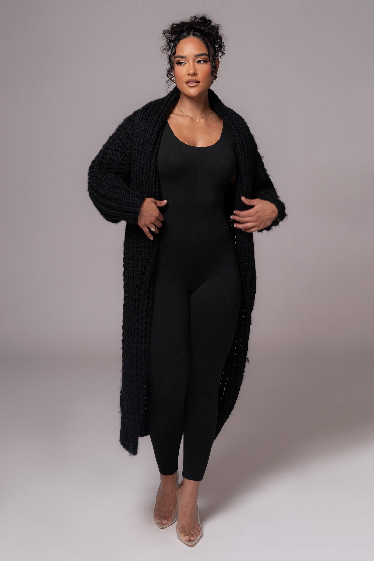 Black Alo Double Layer Jumpsuit