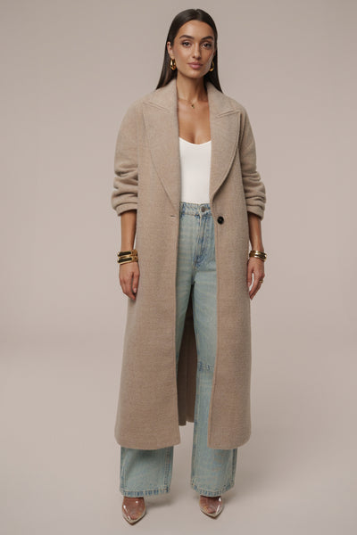 Sand Dion Oversized Coat