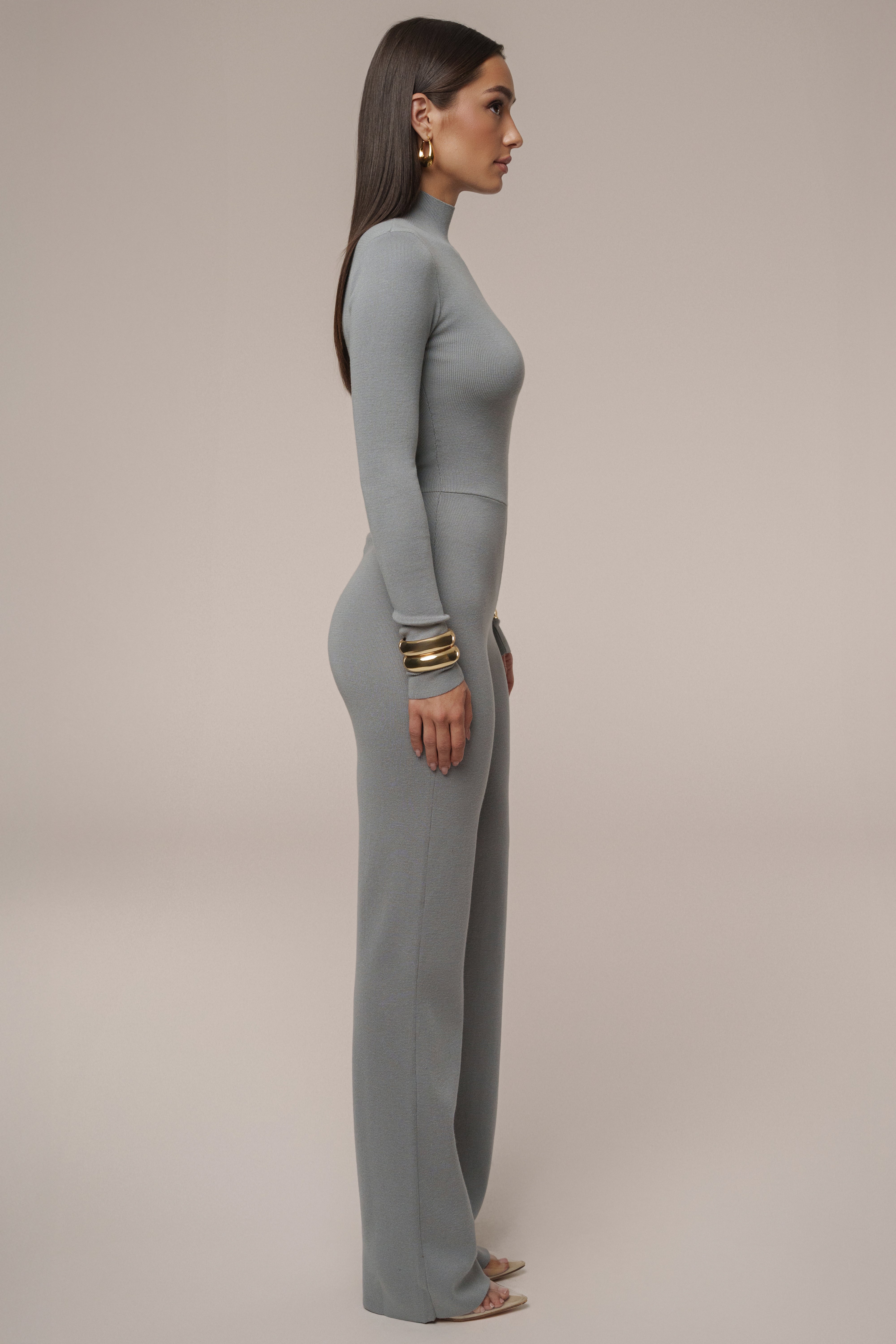 HAVEL studio / wool jumpsuit グレー 38サイズ HAVEL studio / wool jumpsuit グレー 38サイズ