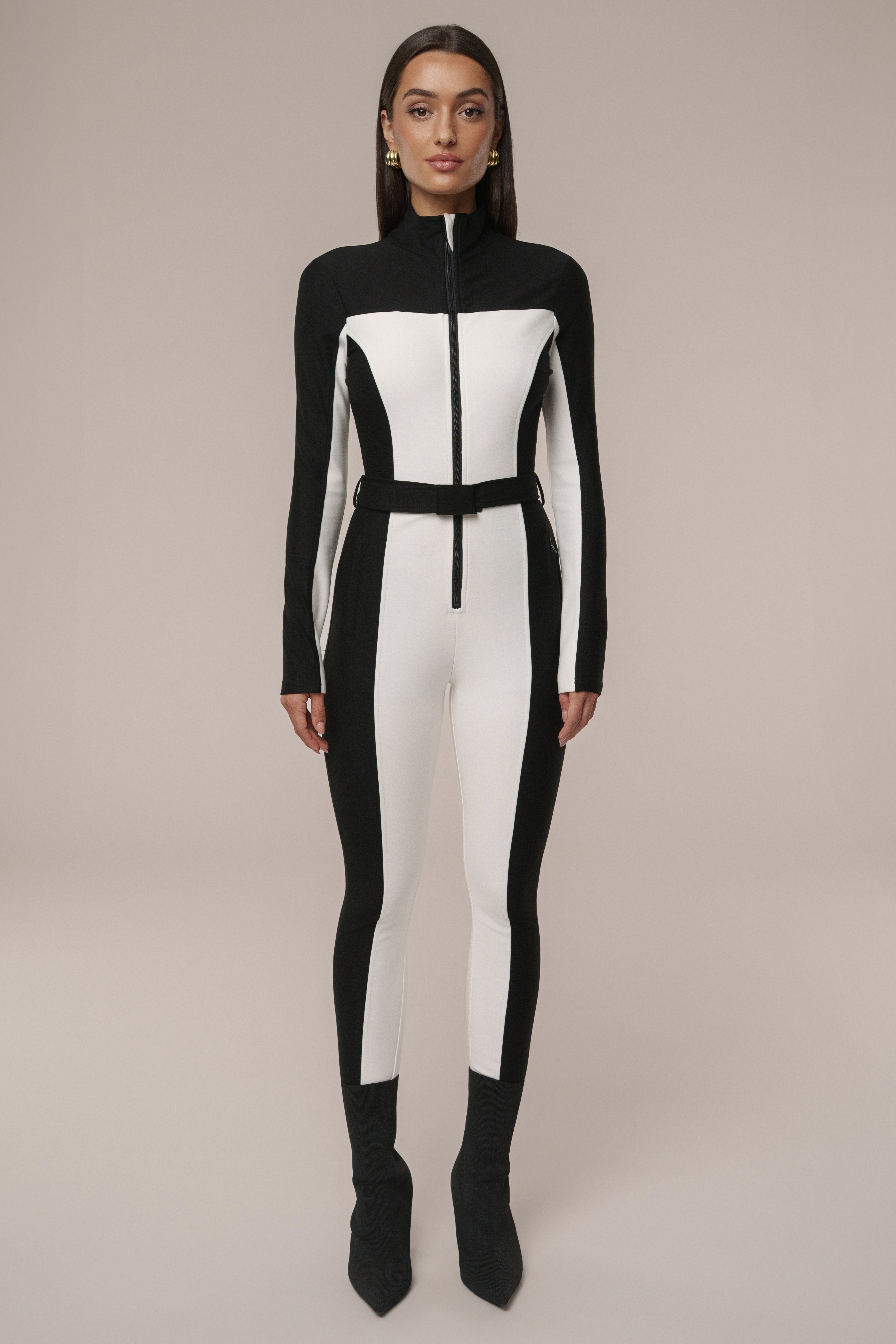 Black Arctic Rush Ski Suit - JLUXLABEL