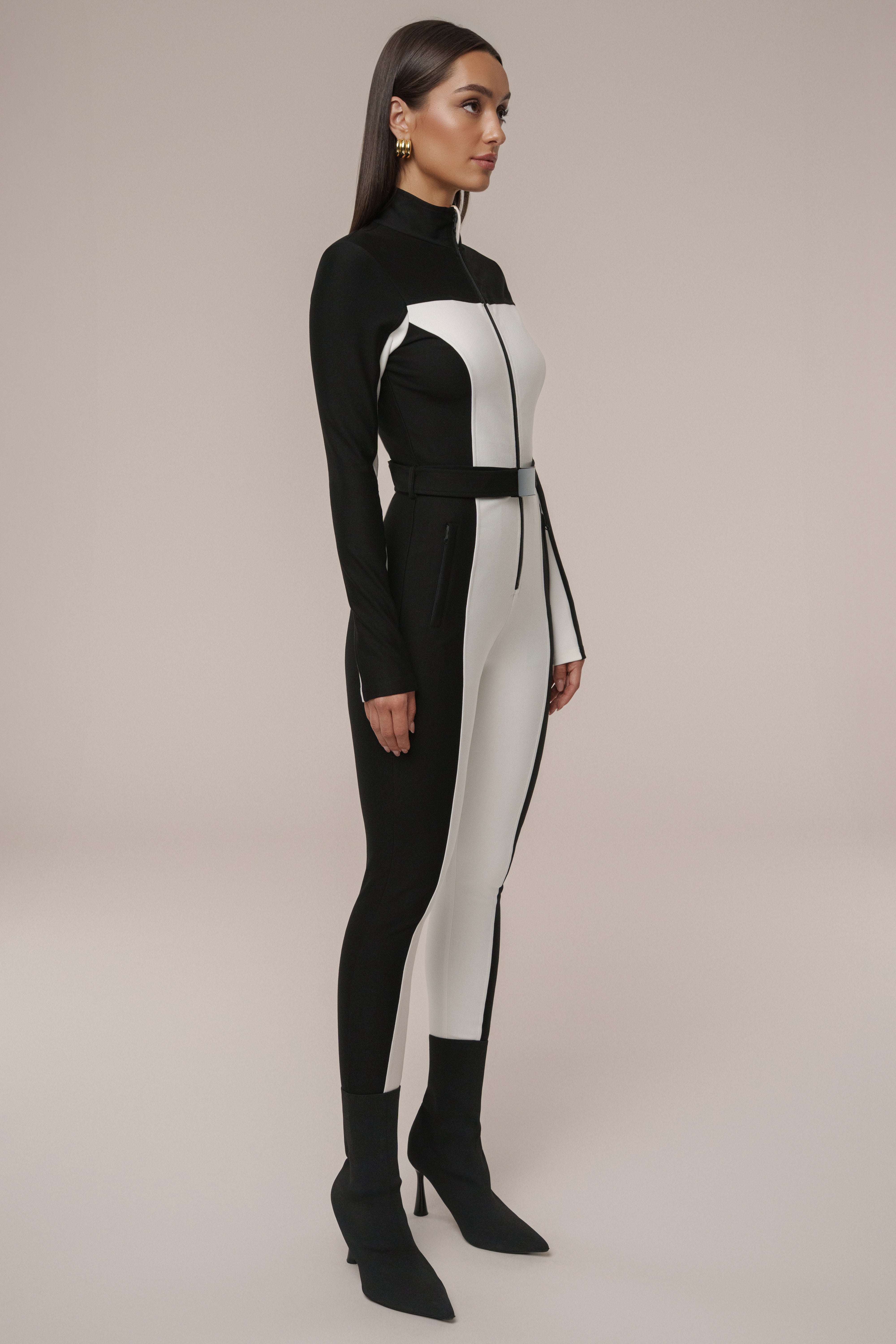 Black Arctic Rush Ski Suit - JLUXLABEL