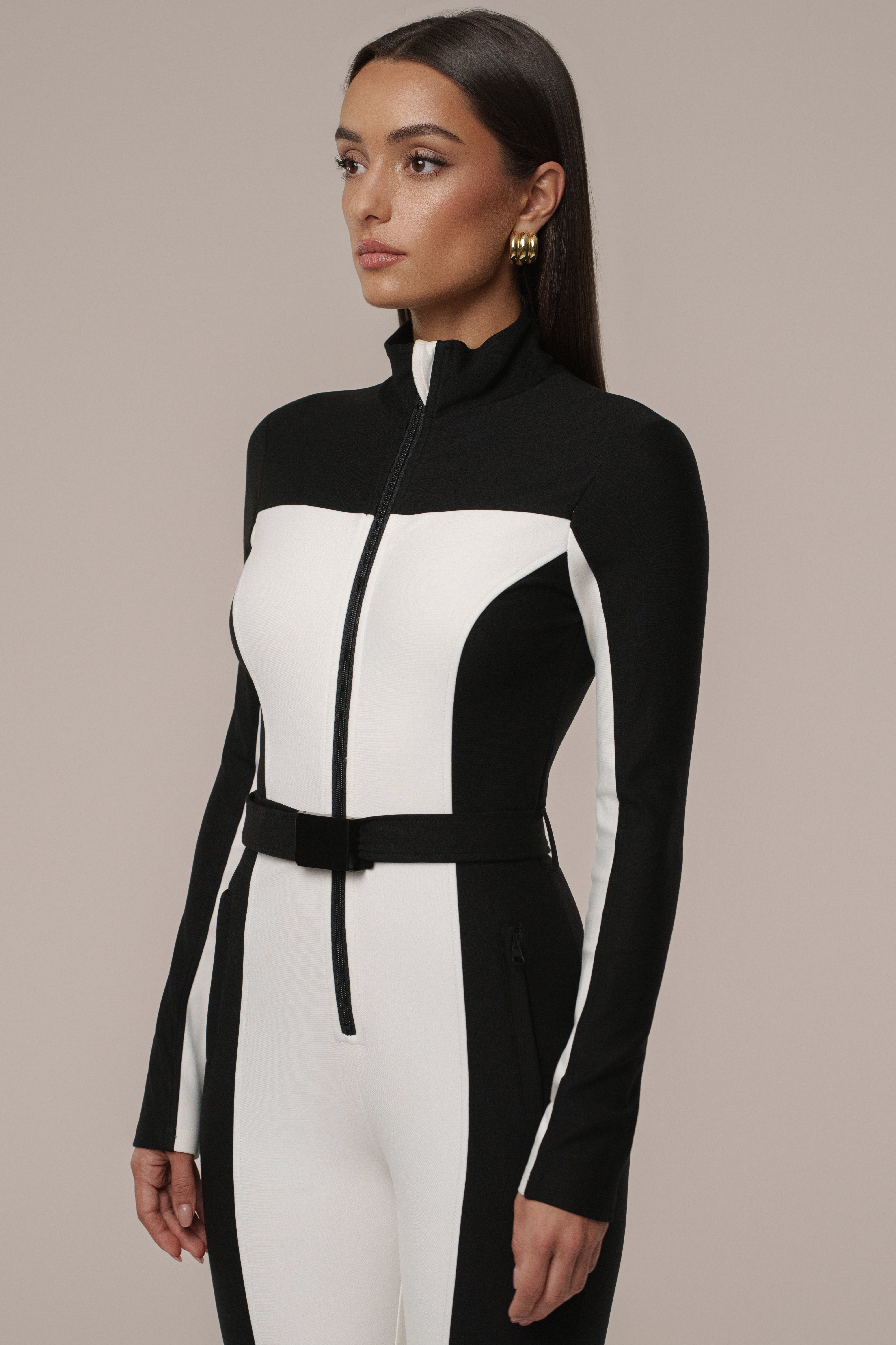 Black Arctic Rush Ski Suit - JLUXLABEL