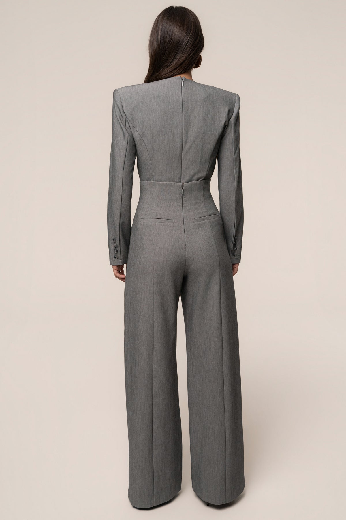 Heather Grey Power Move Bodysuit