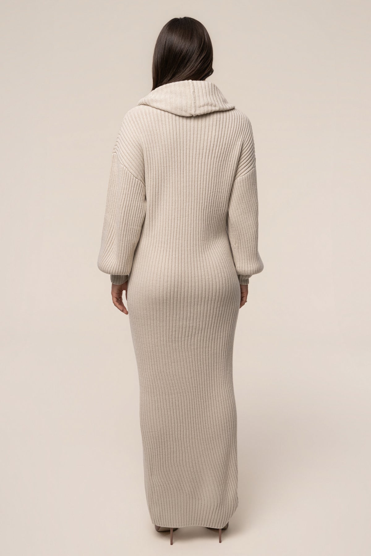 Milk Coffee Run Turtleneck Dress - JLUXLABEL