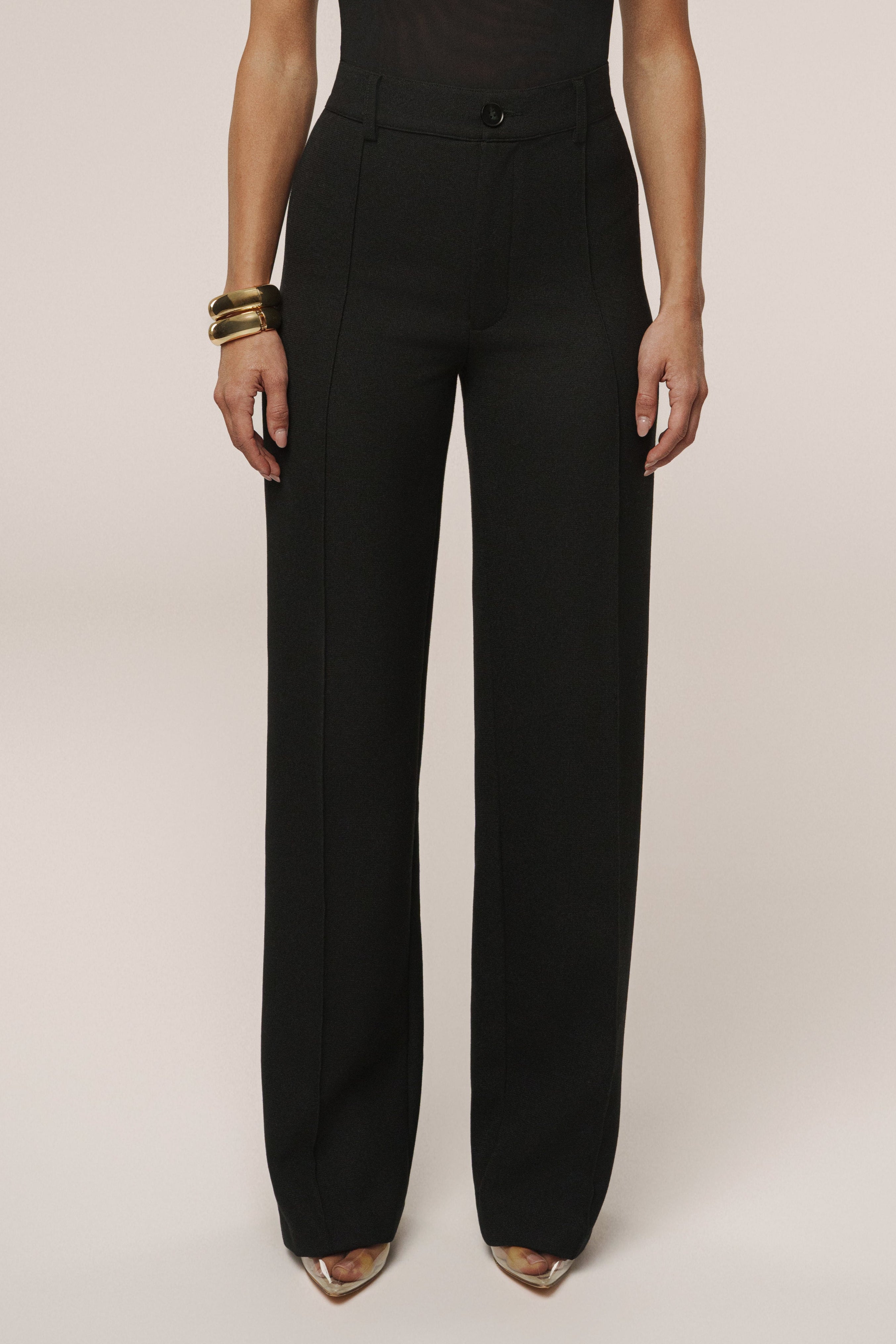 Black Arlette Trousers - JLUXLABEL