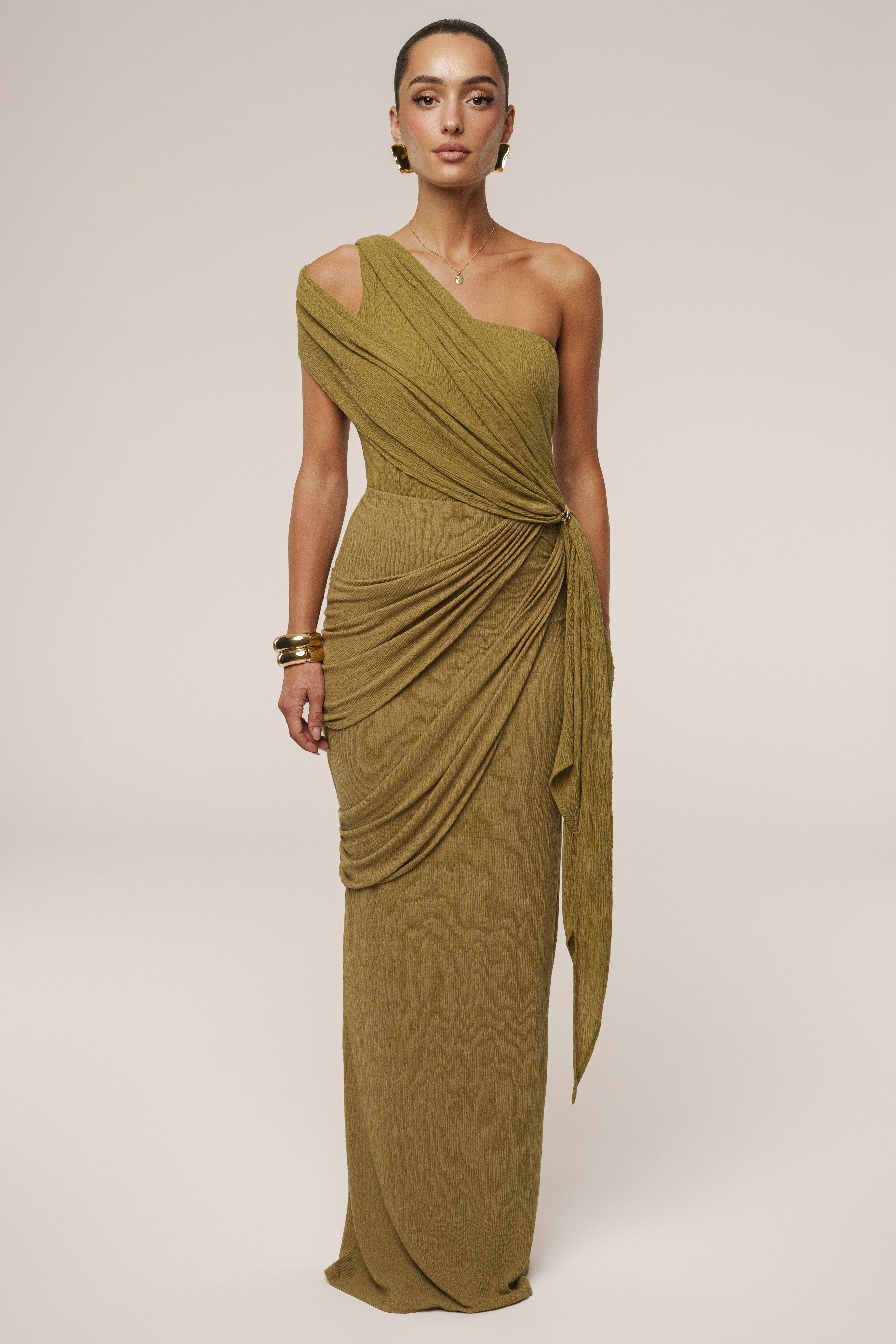 Moss Lovina Drape Bodysuit - JLUXLABEL