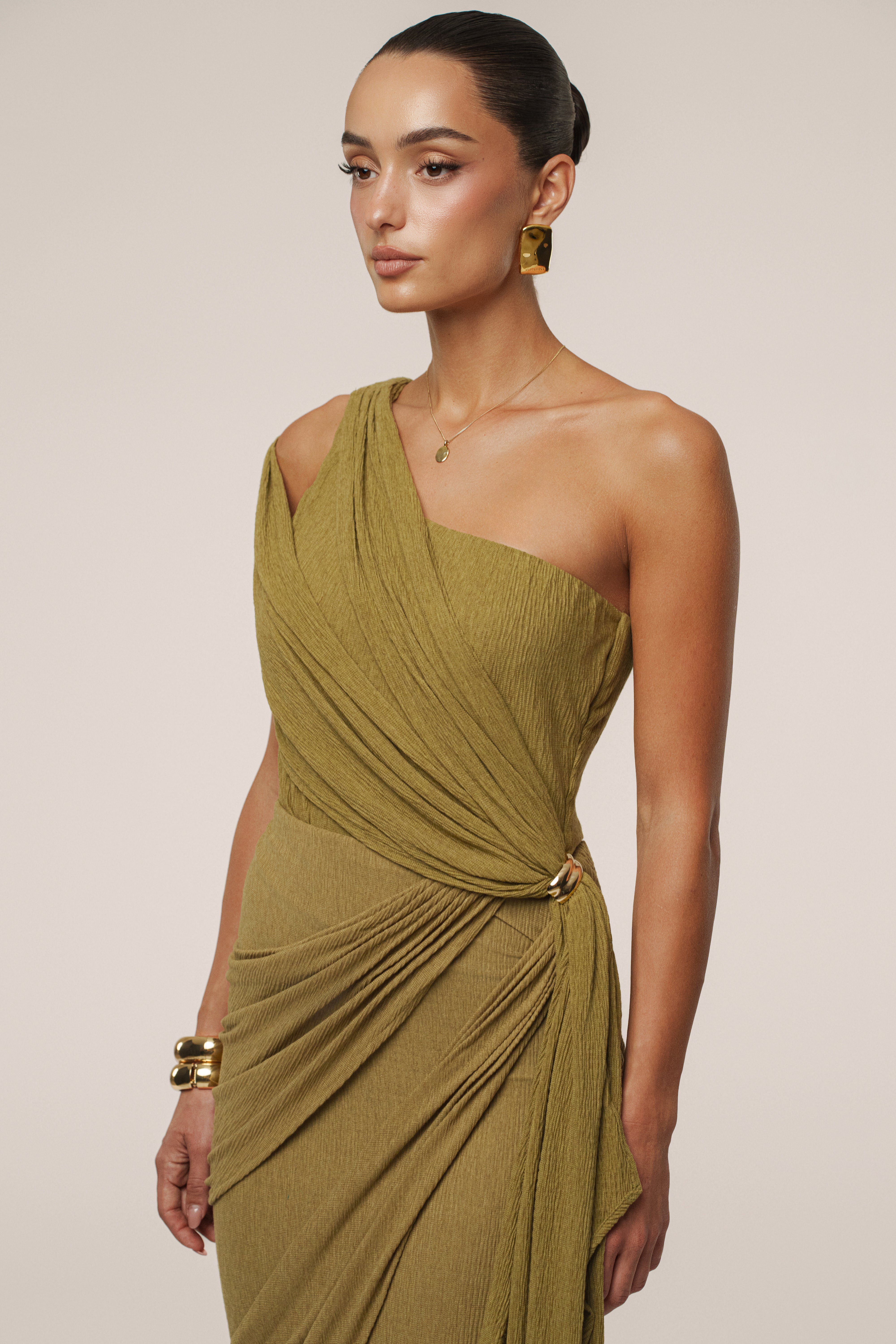 Moss Lovina Drape Bodysuit - JLUXLABEL