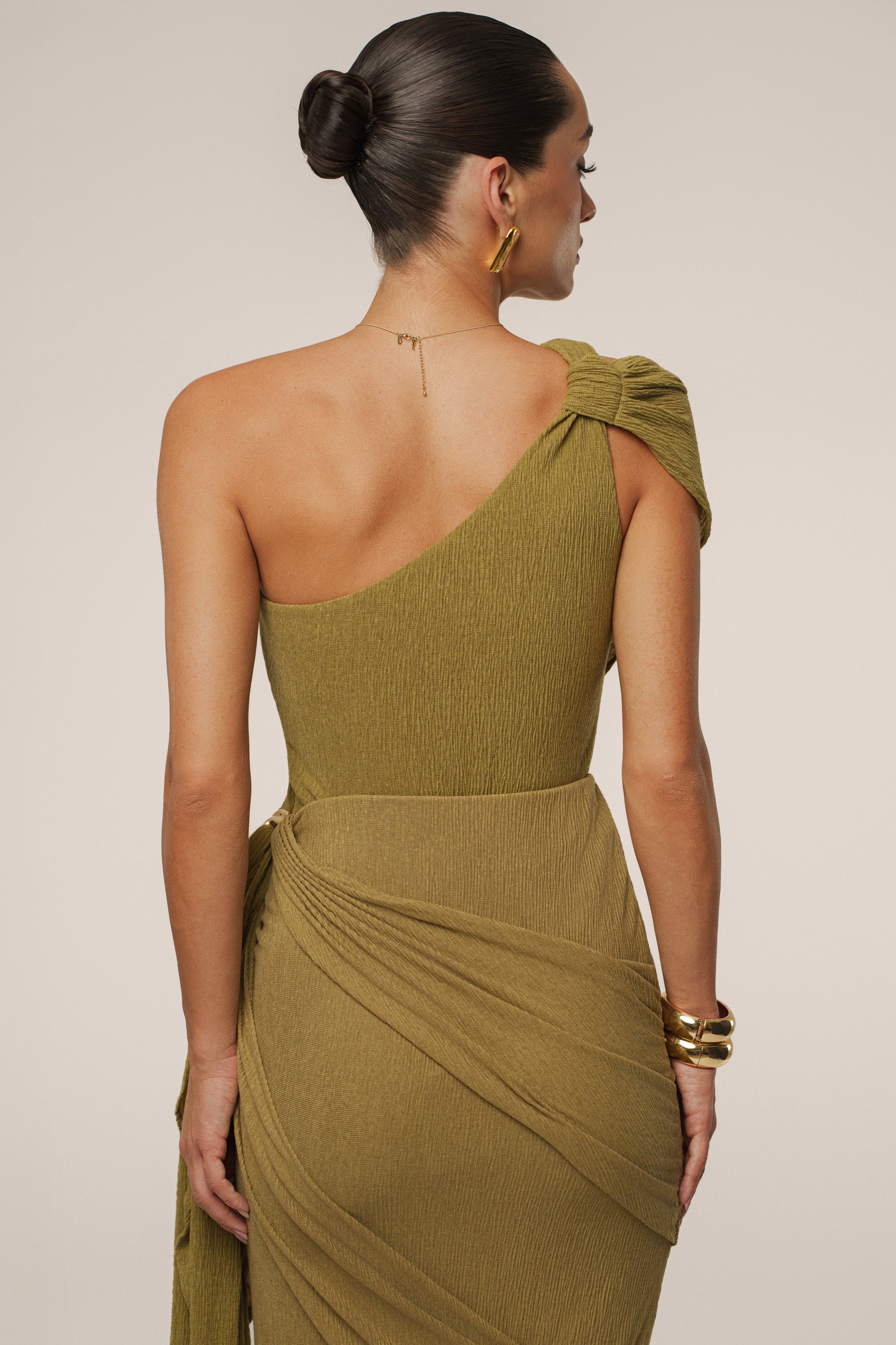 Moss Lovina Drape Bodysuit - JLUXLABEL