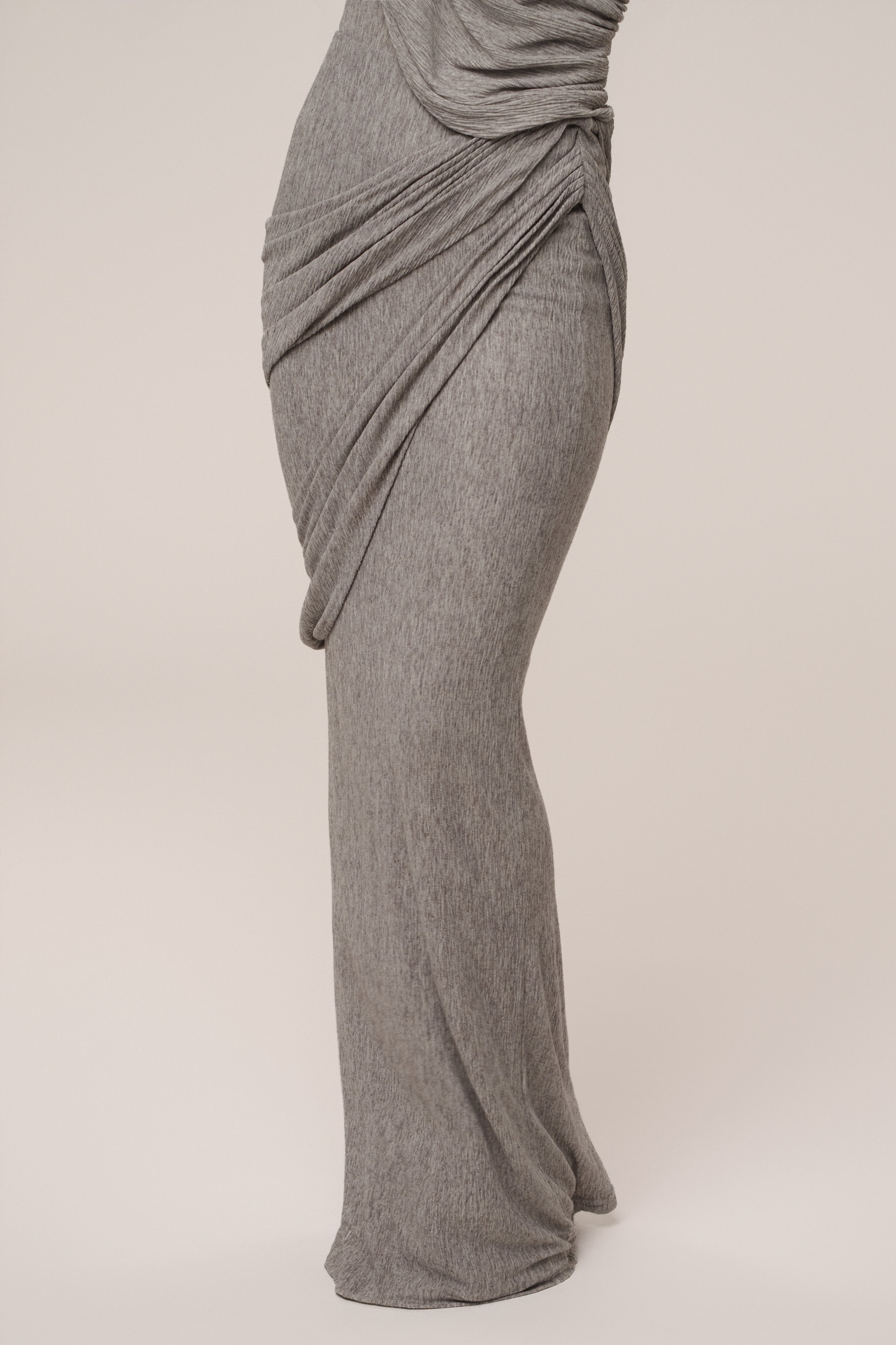 Grey Paradise Hills Maxi Skirt