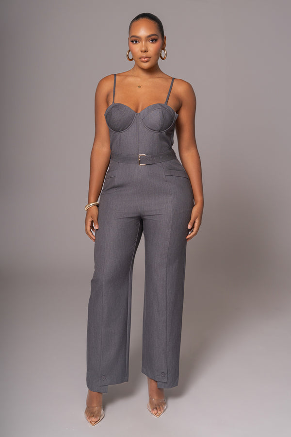 Grey Sweetheart Aroma Jumpsuit