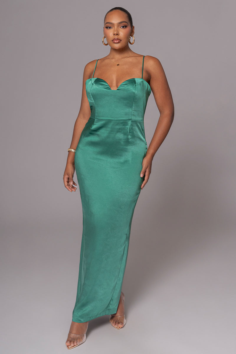 Robe Maxi Green Moment In Time