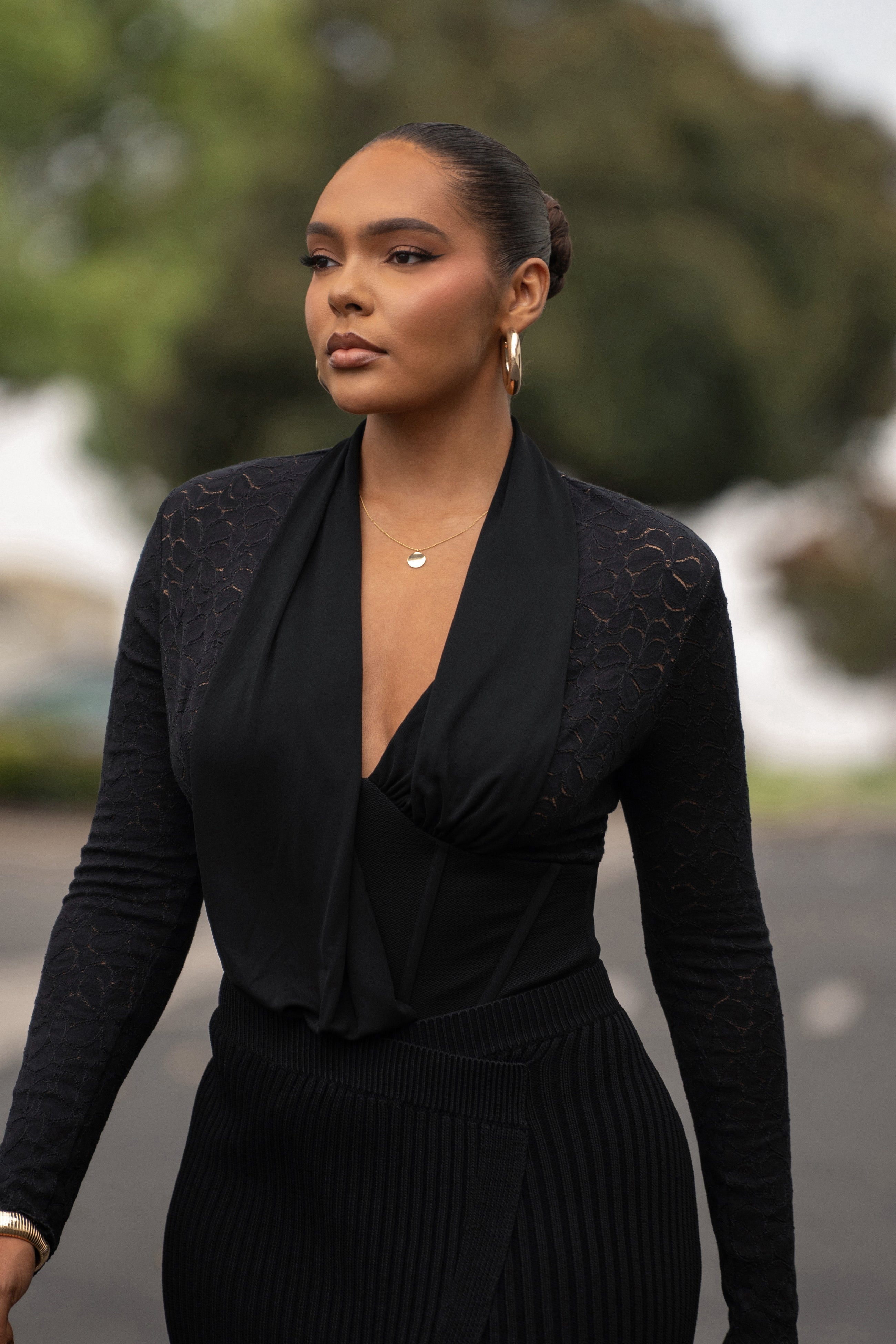 'Alani' Sequins Corset Bodysuit main image 0