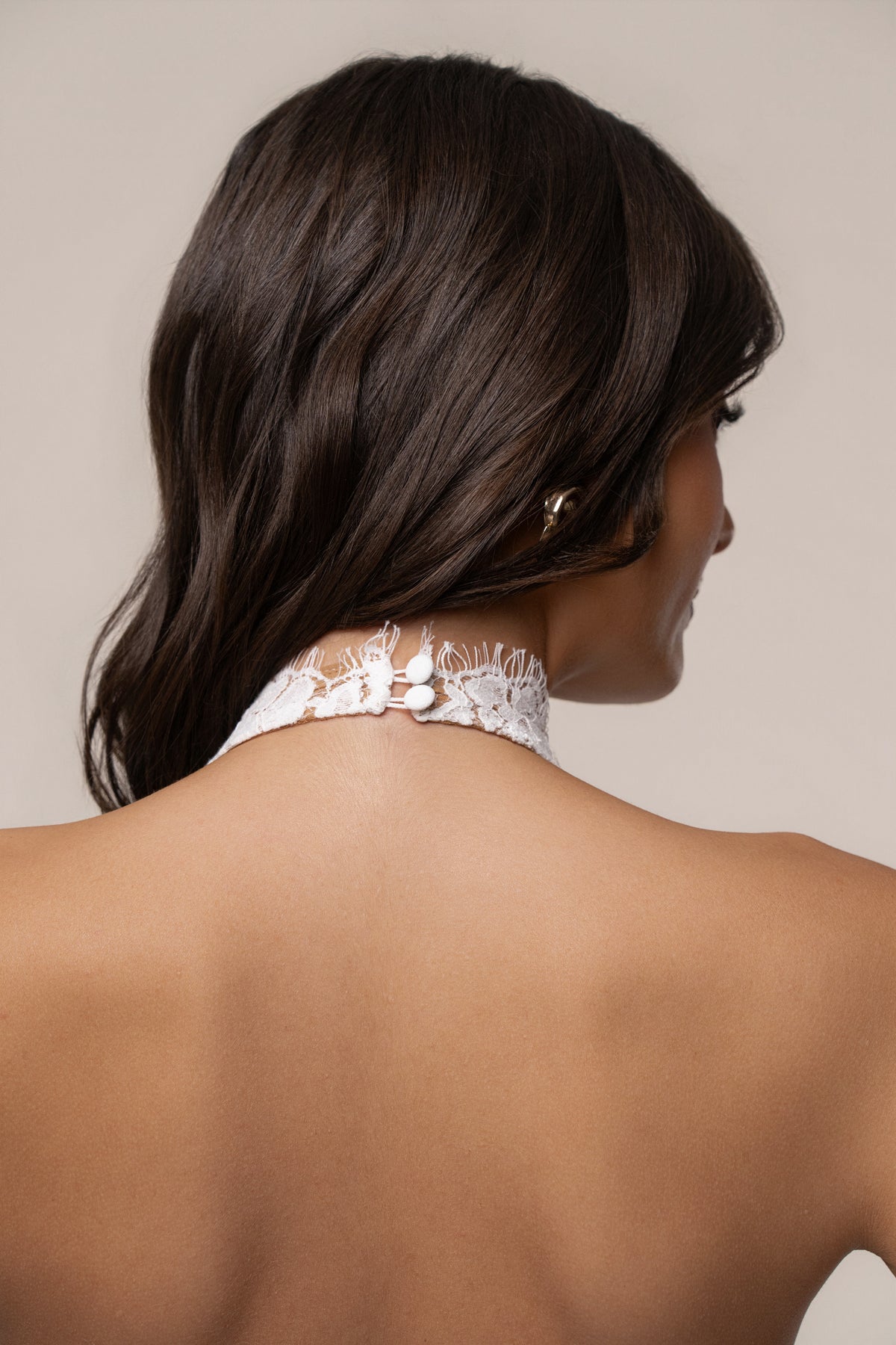 White Second Look Lace Mini Dress