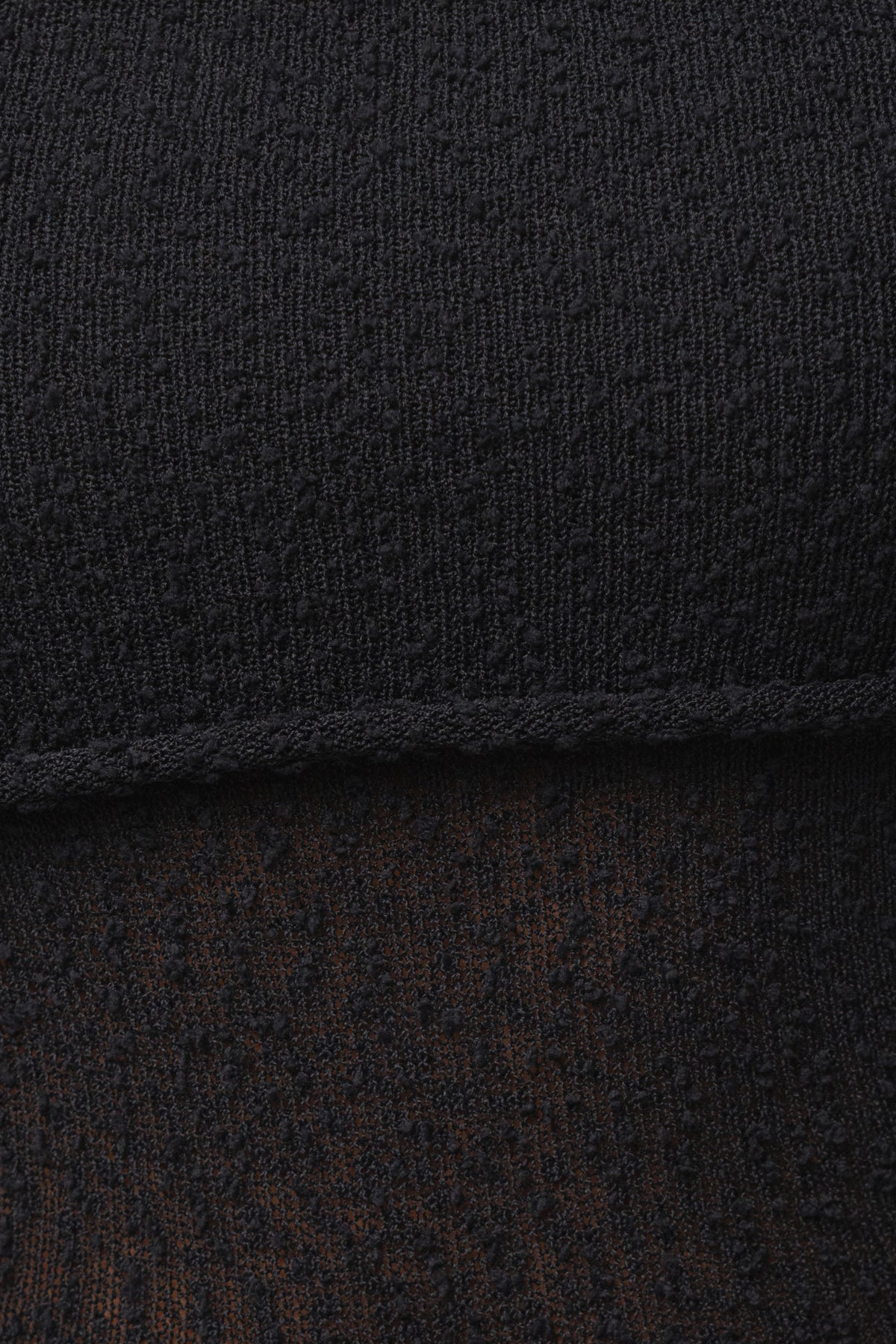 Black Soft Touch Knit Crop Top