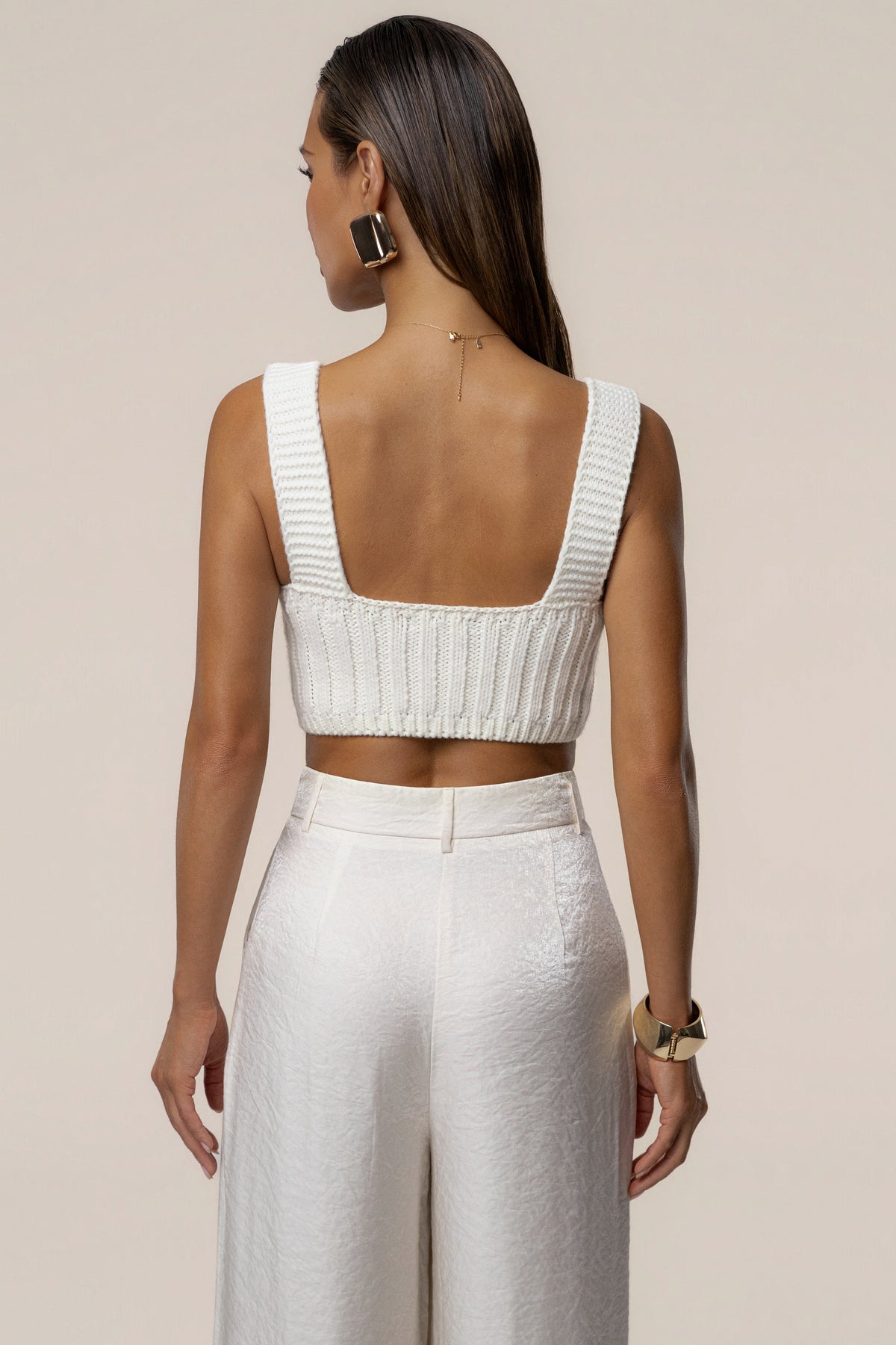 Ivory Soft Form Knit Bralette