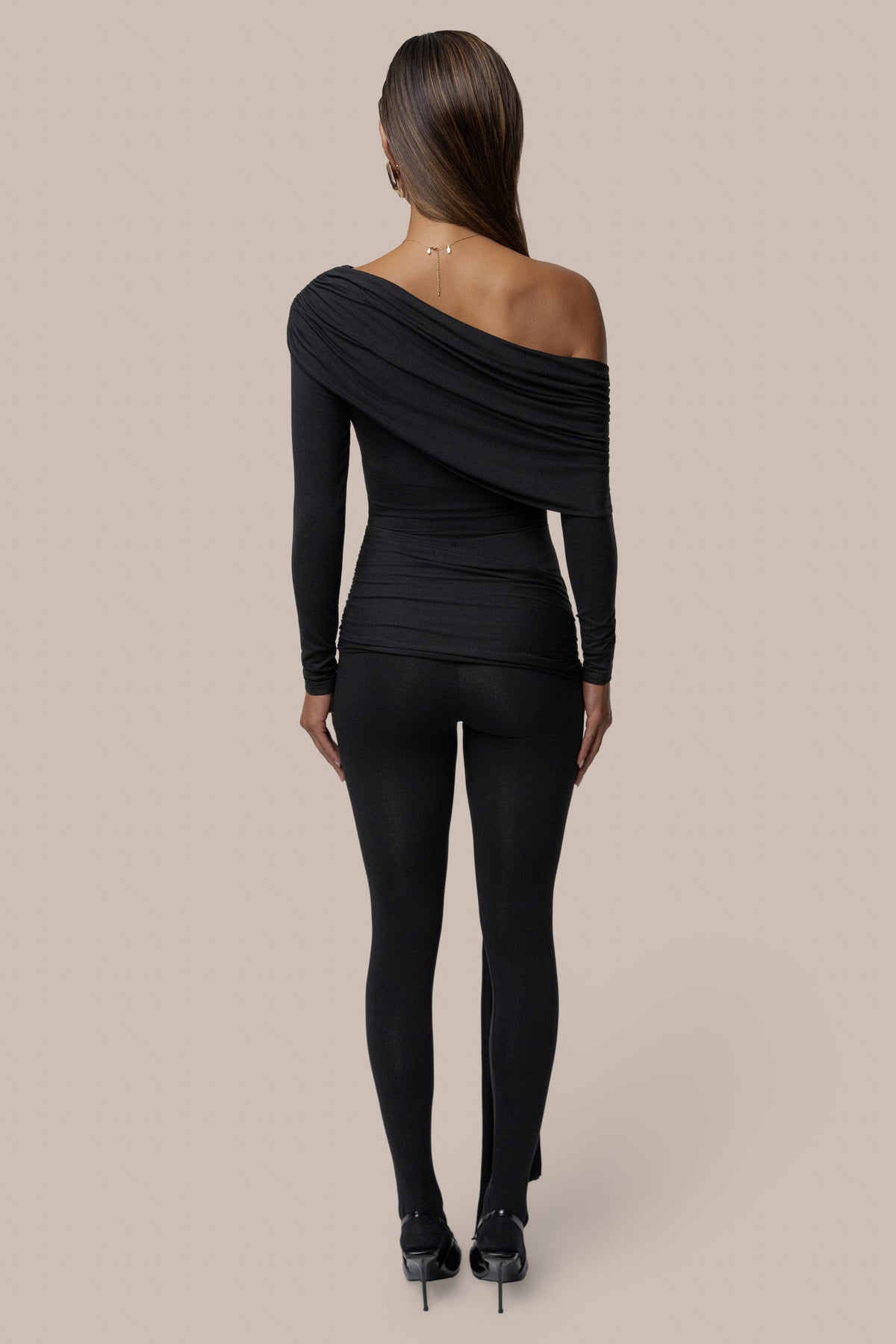 Black Evening Plans Bodysuit - JLUXLABEL
