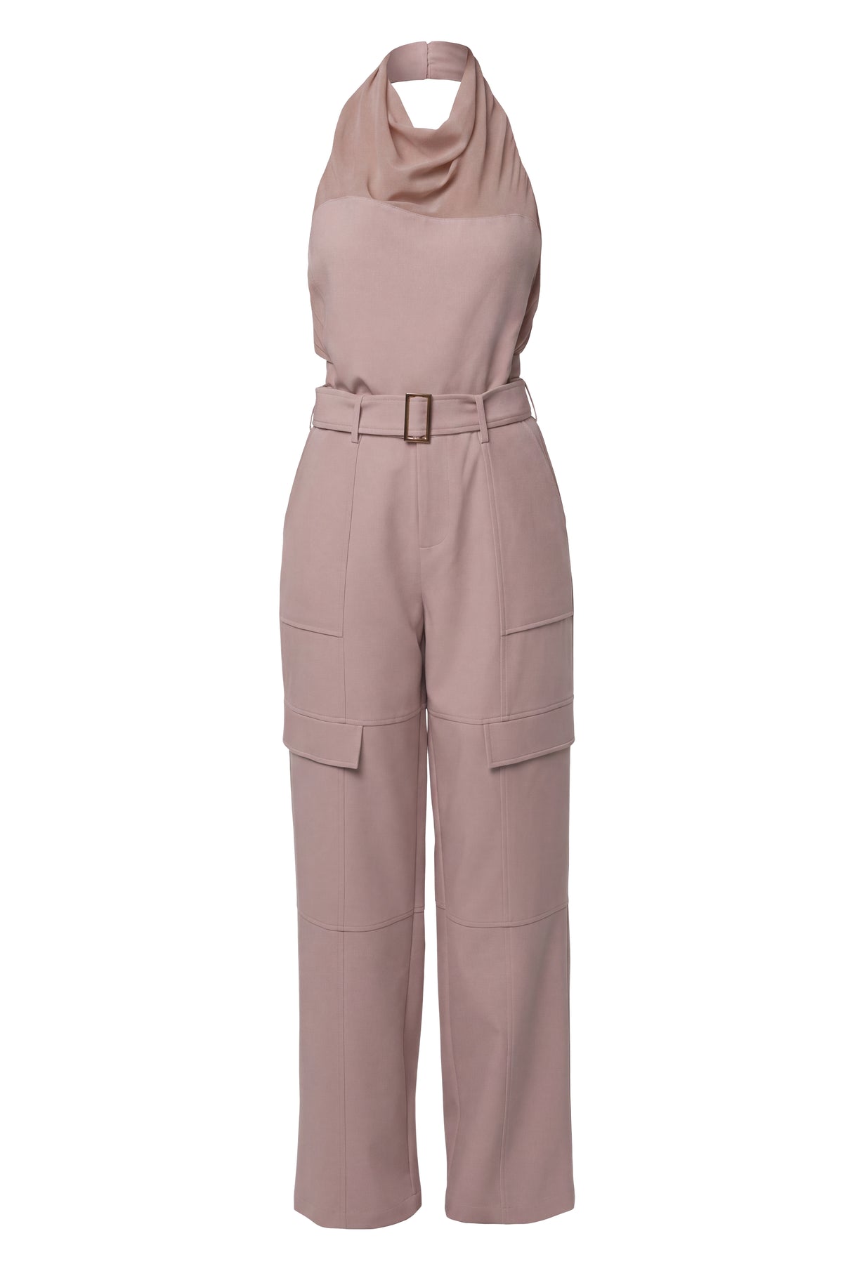 Mauve Status Belted Cargo Pant