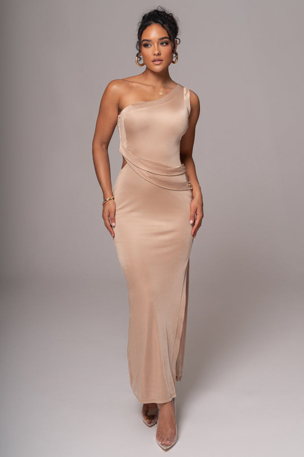 Tan Surrey Maxi Dress