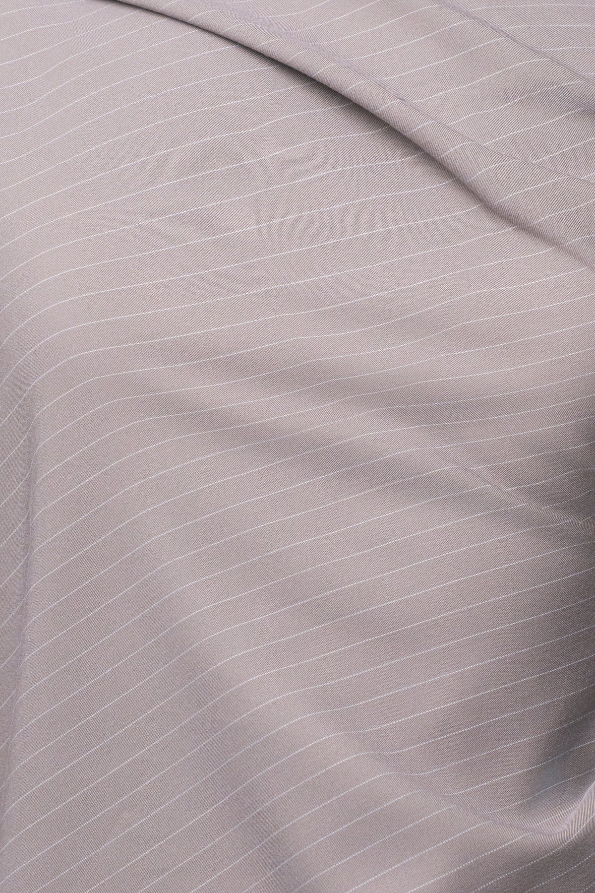 Taupe In Session Pinstripe Top - JLUXLABEL