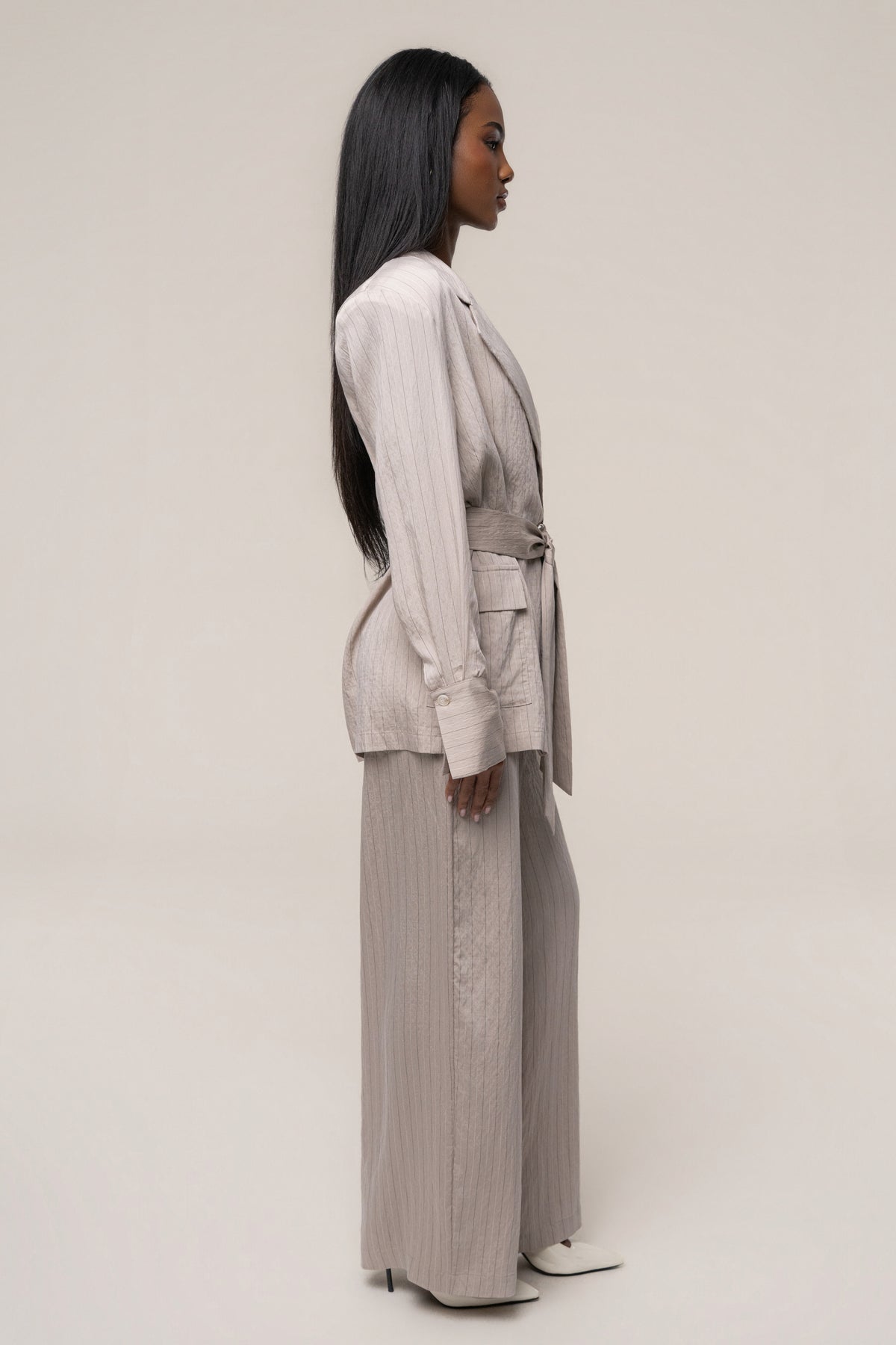 Stone Social Club Pinstripe Blazer