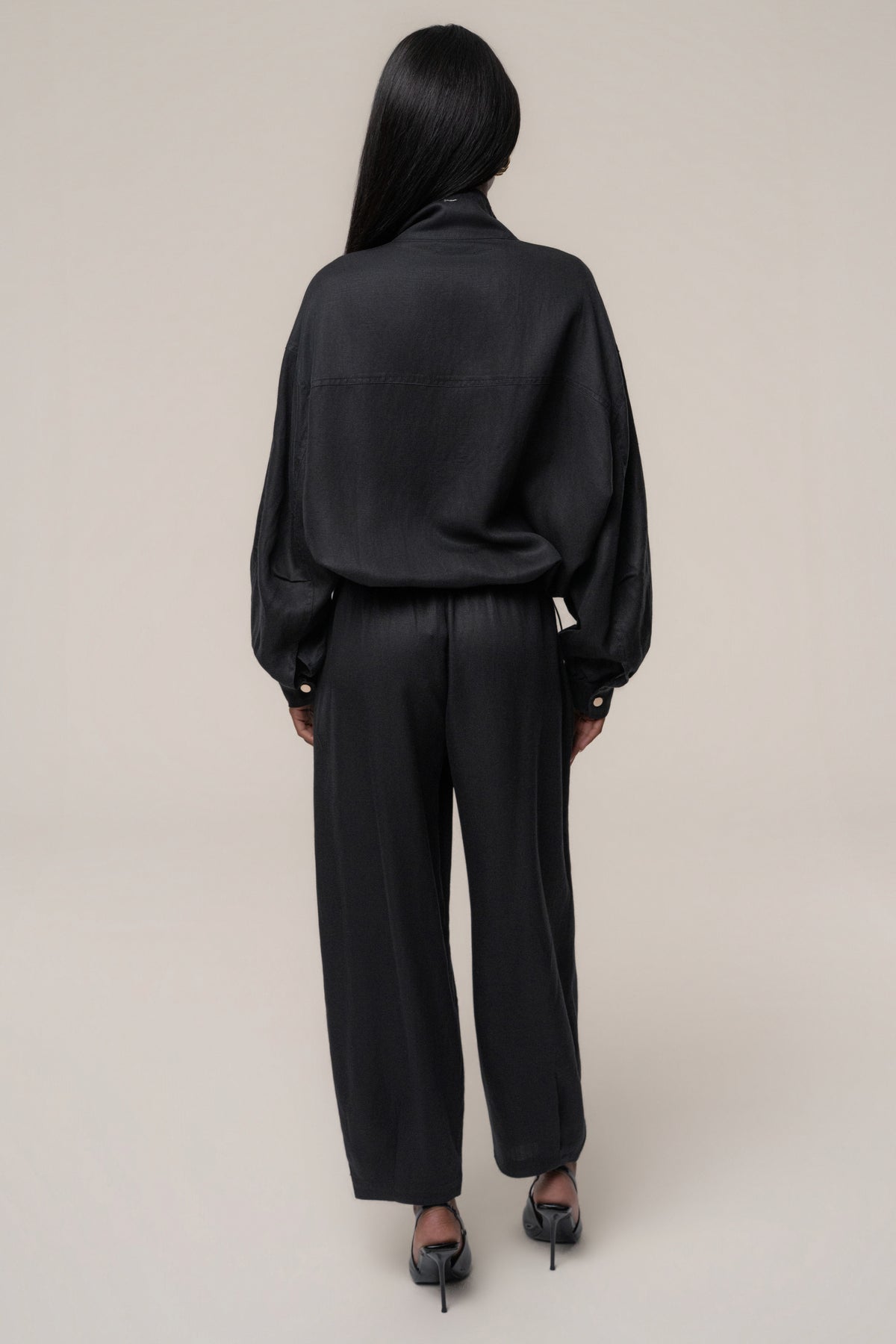 Black Weekend Funnel Neck Jacket - JLUXLABEL