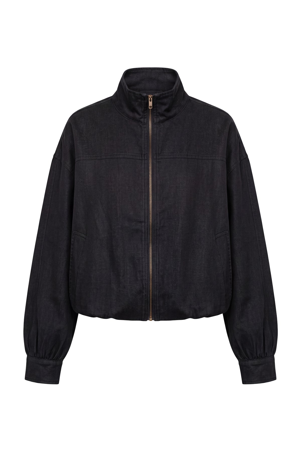 Black Weekend Funnel Neck Jacket