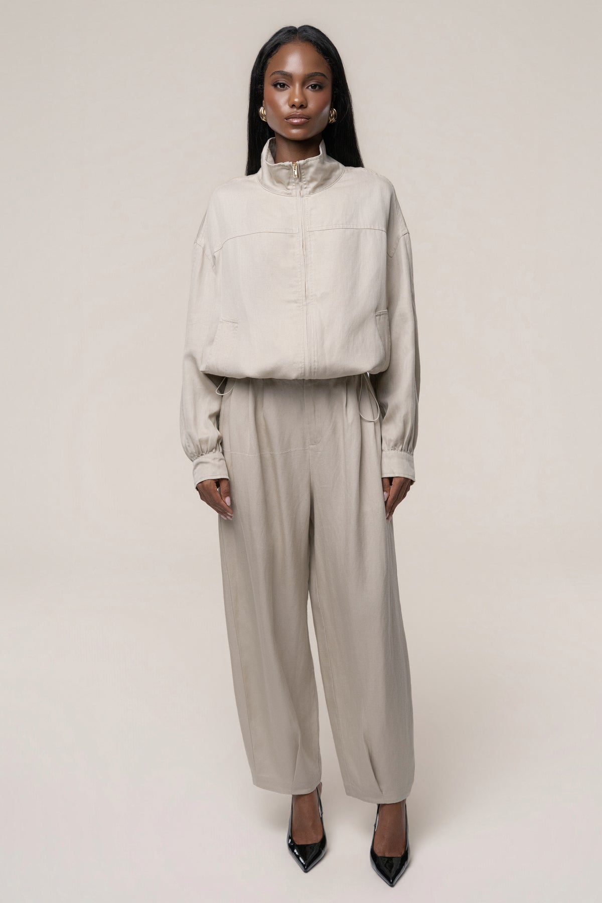 Stone Weekend Funnel Neck Jacket - JLUXLABEL