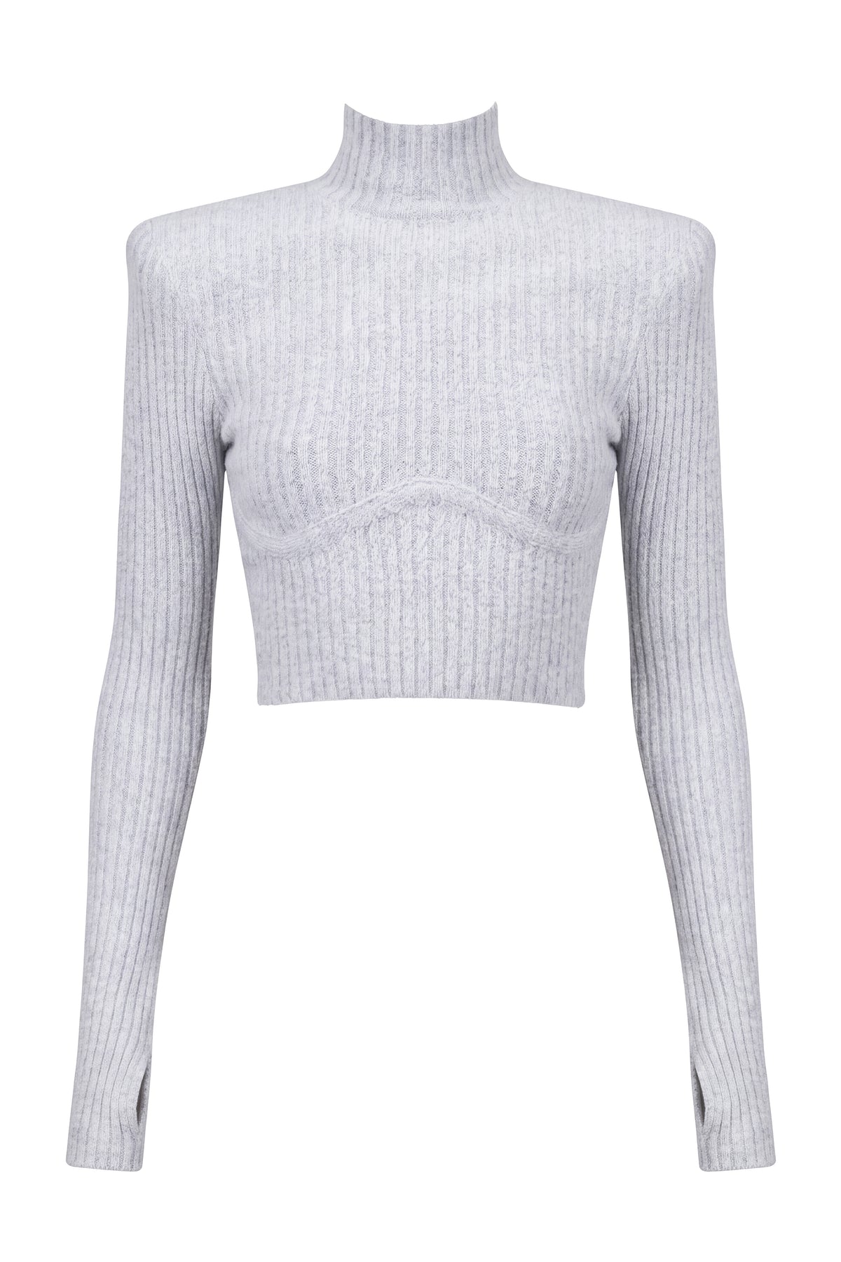Heather Grey Retreat Ribbed Top